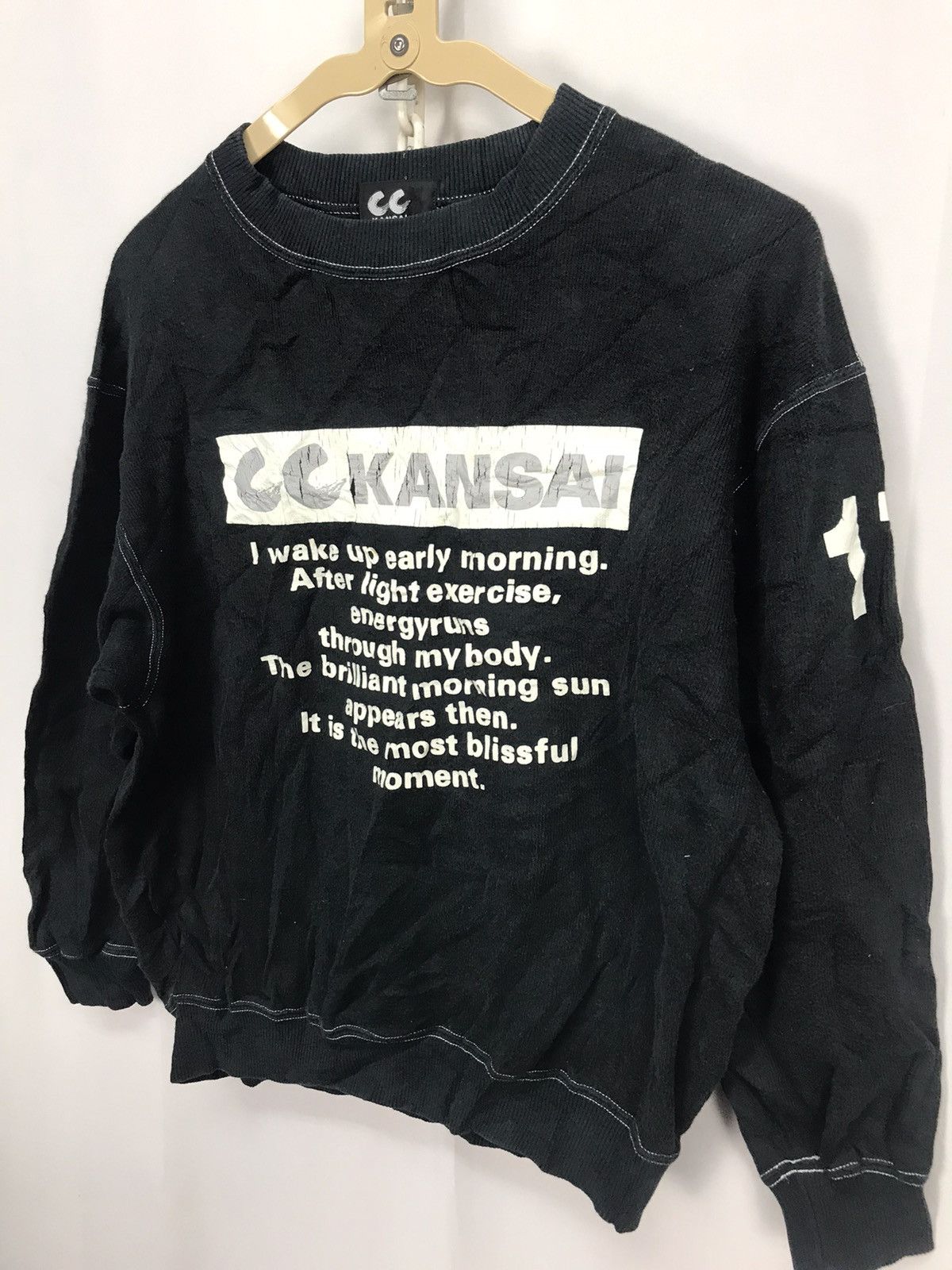 Japanese Brand × Kansai Yamamoto spellout sweatshirt by kansai Size US S / EU 44-46 / 1 - 3 Thumbnail