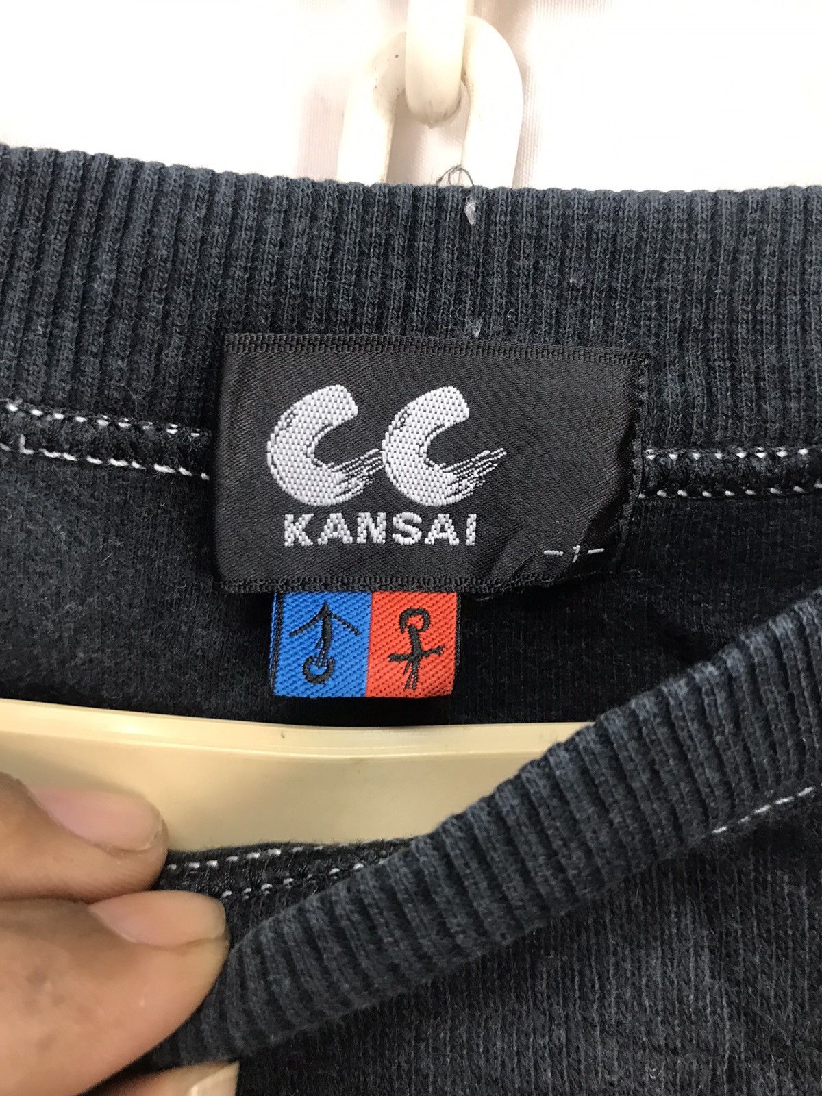 Japanese Brand × Kansai Yamamoto spellout sweatshirt by kansai Size US S / EU 44-46 / 1 - 4 Thumbnail