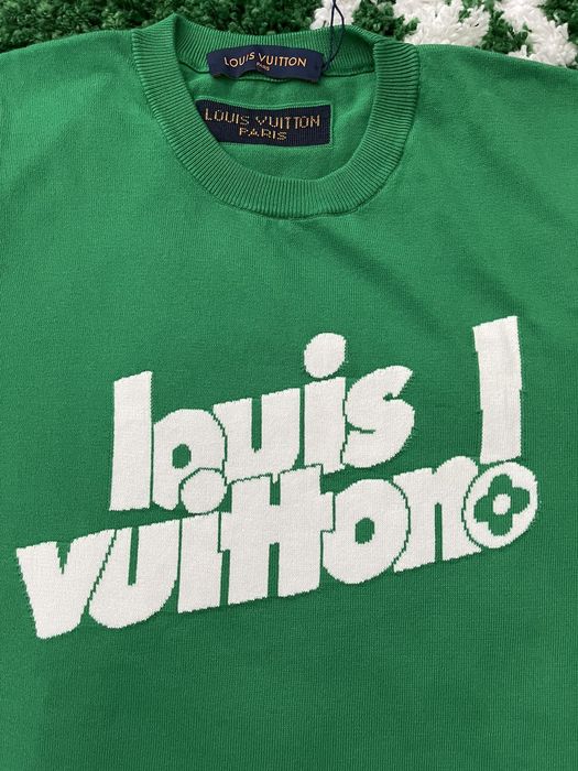 Louis Vuitton Louis Vuitton Green 21 AW LV Logo Tee