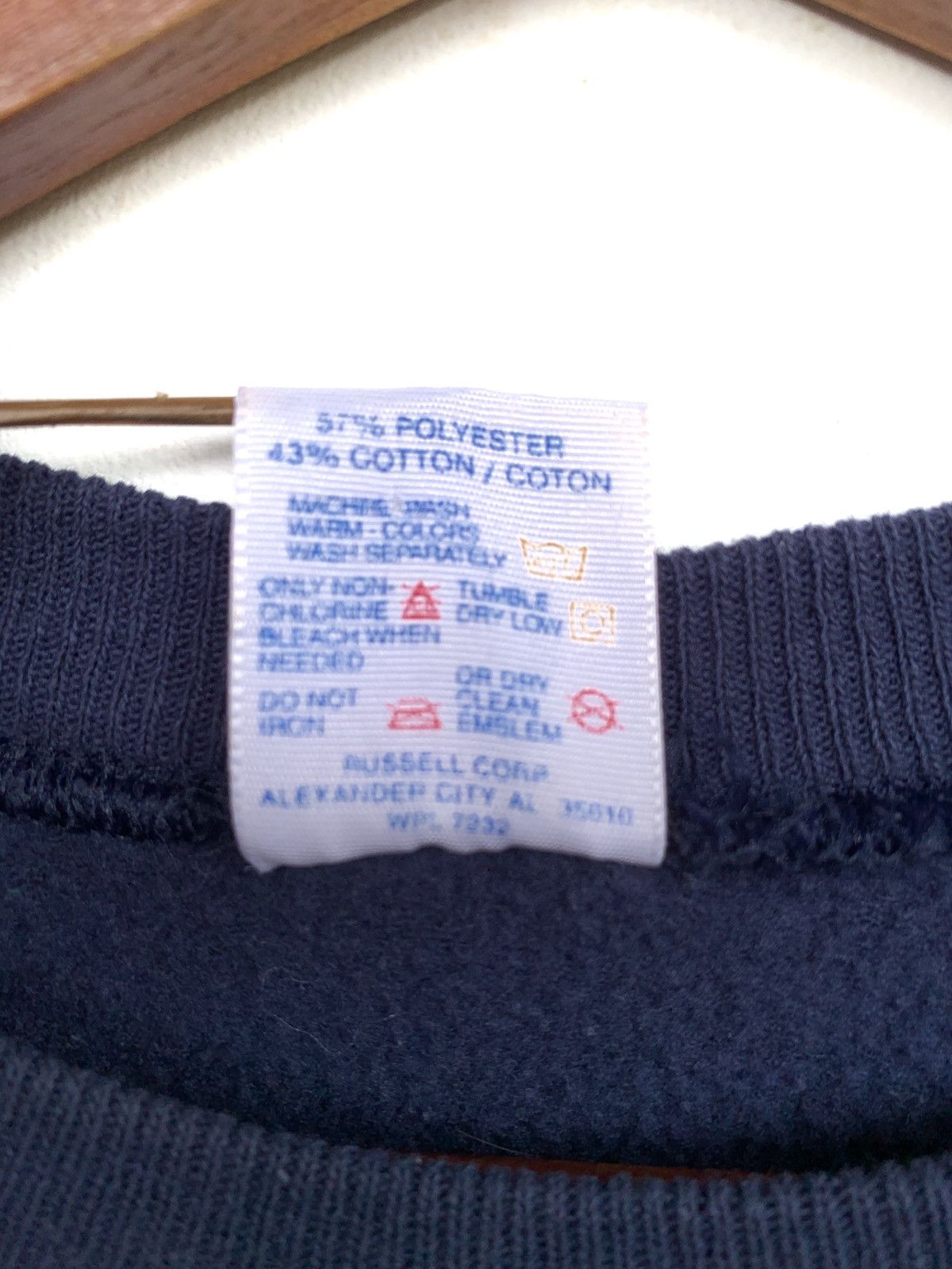 Jerzees Vintage 90s Chicago Bears Sweatshirt/Size L/Dark Blue Size US L / EU 52-54 / 3 - 5 Thumbnail