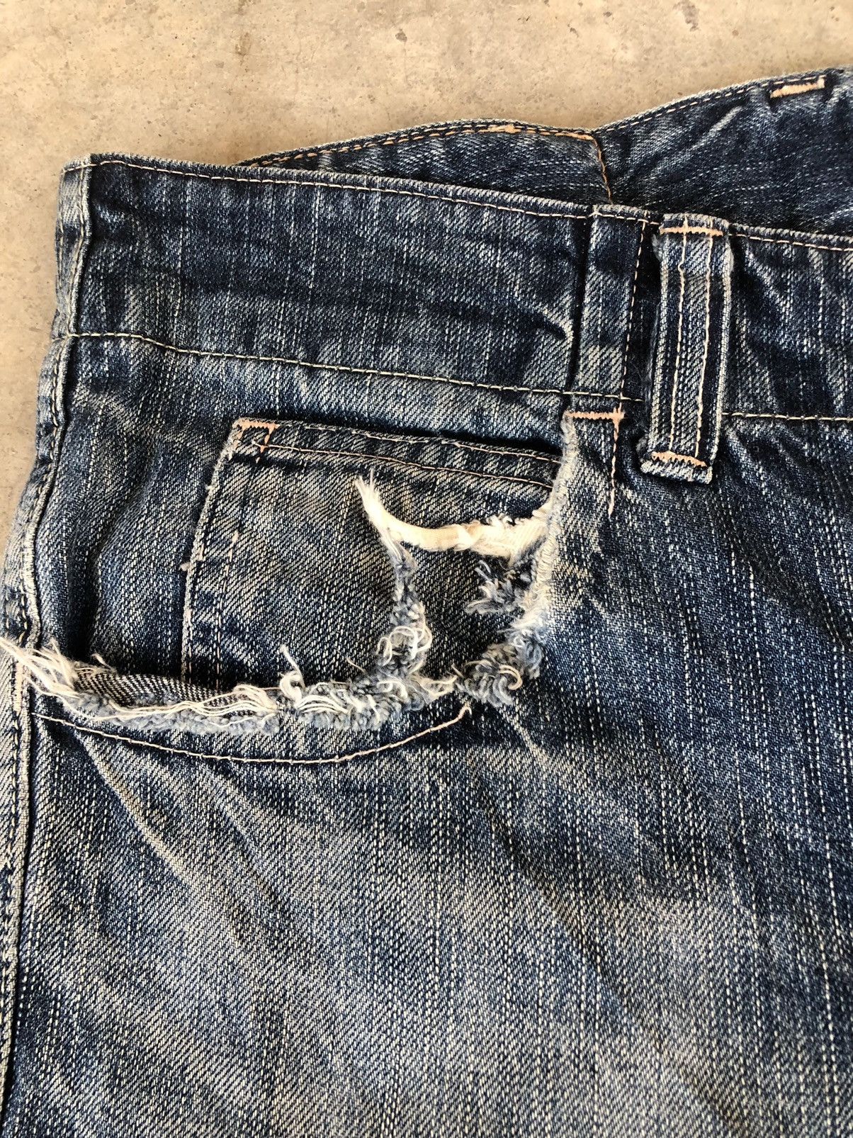 Johnbull vintage john bull broken distressed denim cargo pocket Size US 32 / EU 48 - 5 Thumbnail
