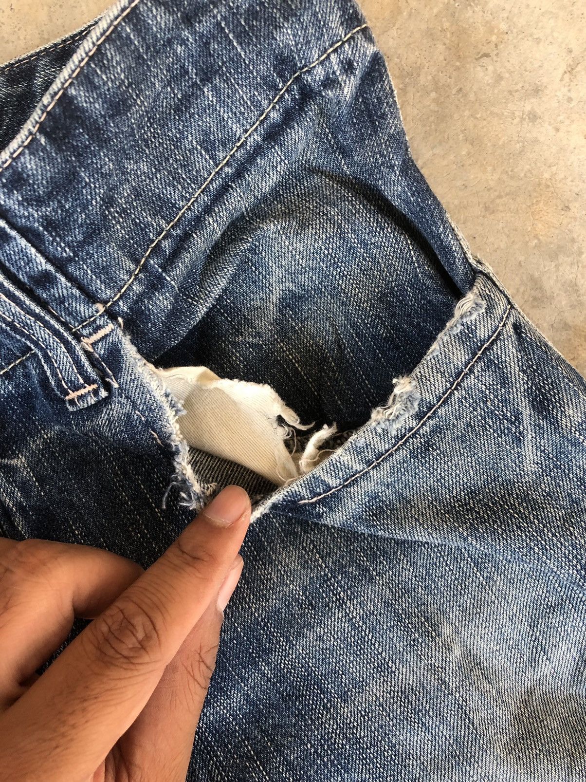 Johnbull vintage john bull broken distressed denim cargo pocket Size US 32 / EU 48 - 15 Thumbnail