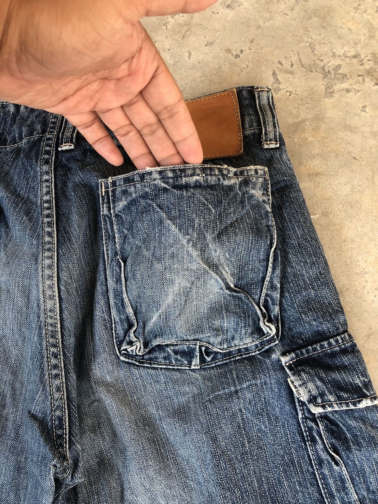 Johnbull vintage john bull broken distressed denim cargo pocket Size US 32 / EU 48 - 11 Thumbnail