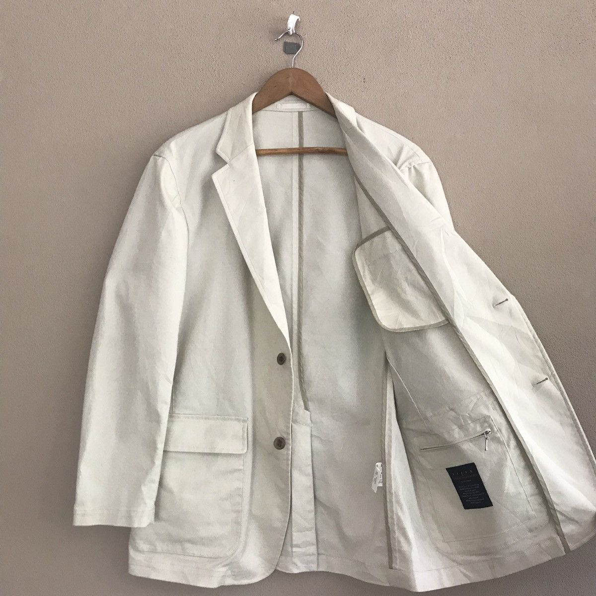 image of Sissy By Kansai Yamamoto Jacket Blazer in White, Men's (Size Large)