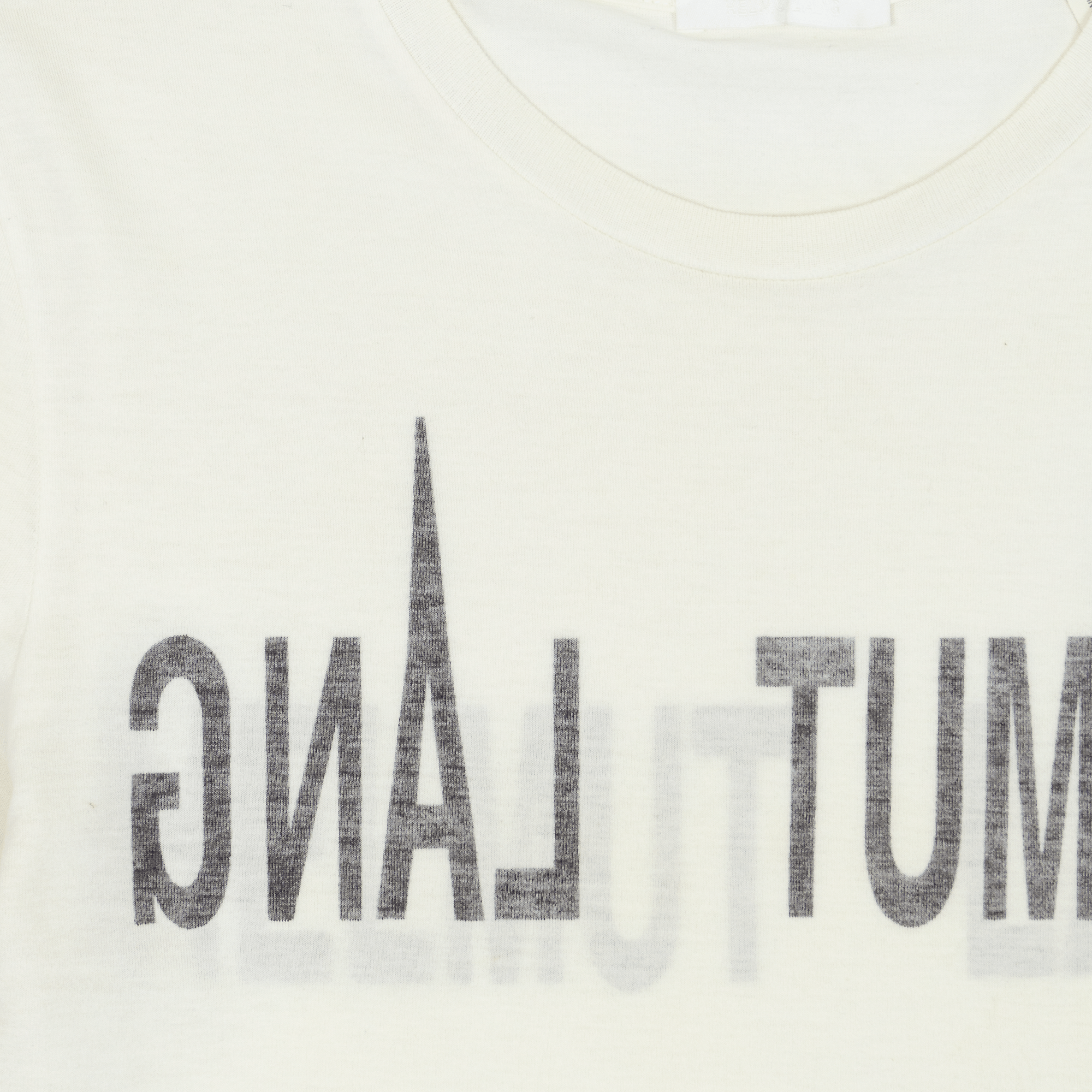 Helmut Lang Helmut Lang SS04 Reverse Logo T-shirt Size US M / EU 48-50 / 2 - 2 Thumbnail