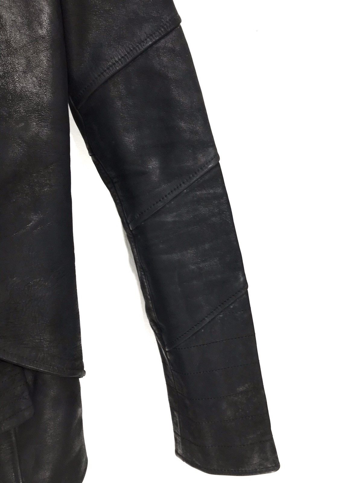 Japanese Brand Moon Age Devilment Nubuck Leather Slim Goth Assymetric 2🟦 Size US S / EU 44-46 / 1 - 7 Thumbnail