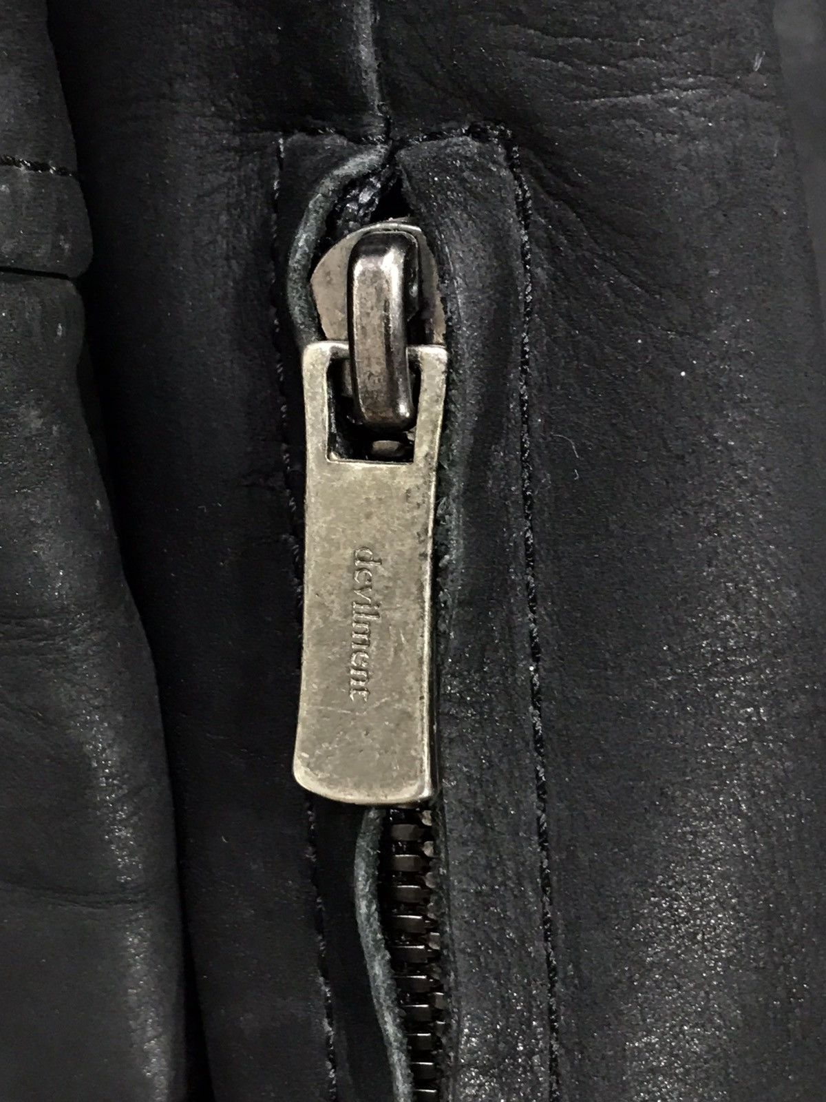 Japanese Brand Moon Age Devilment Nubuck Leather Slim Goth Assymetric 2🟦 Size US S / EU 44-46 / 1 - 4 Thumbnail