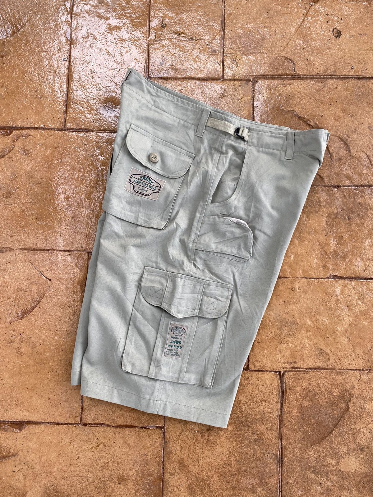 Camel × Sports Specialties ⚡️Rare⚡️ Camel Adventure Wear Trophy Cargo Shorts Size US 36 / EU 52 - 6 Thumbnail