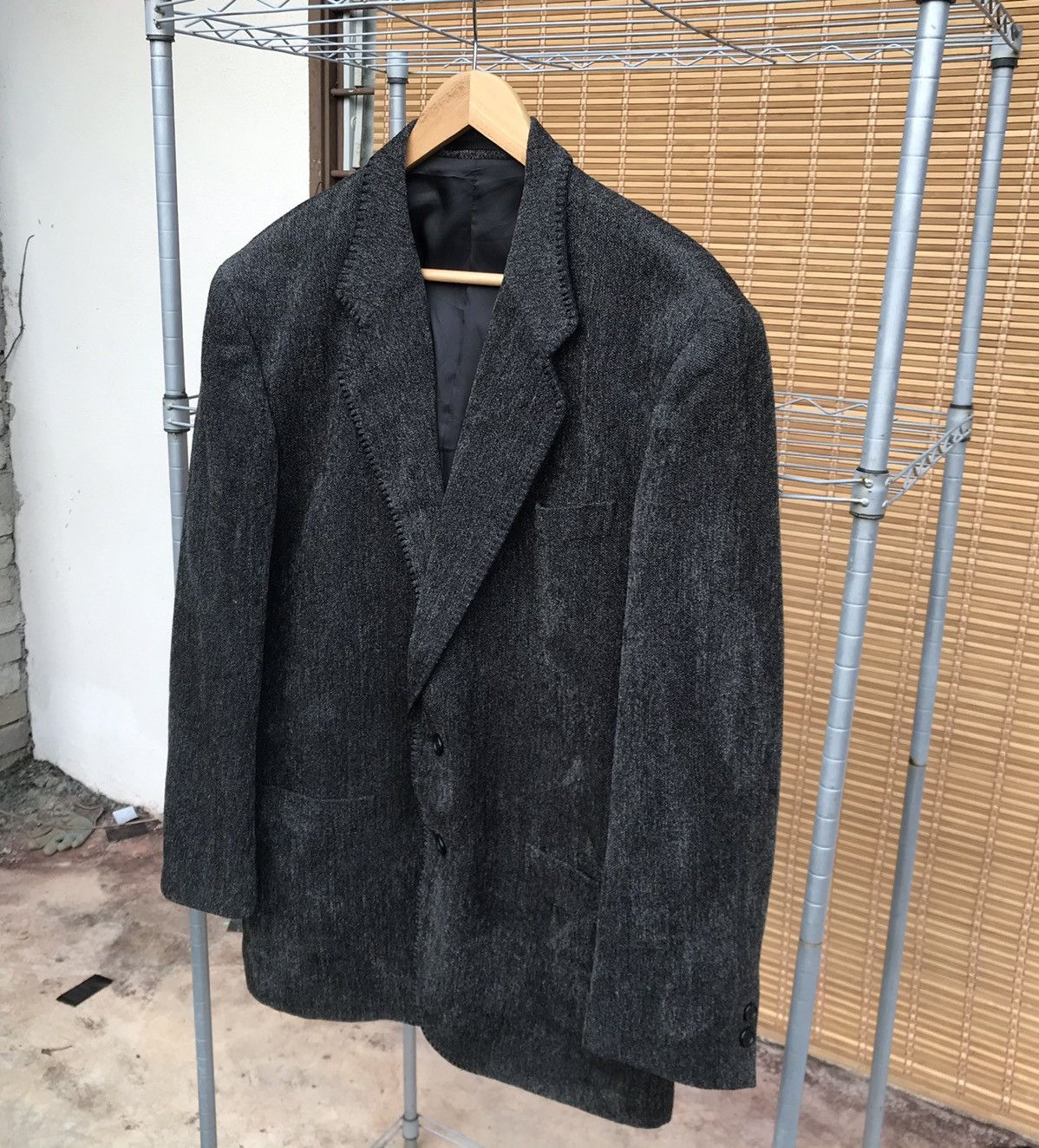 Lanvin Quick Sale🔥Lanvin Japan wool buttom jacket blazer Size US XL / EU 56 / 4 - 1 Thumbnail