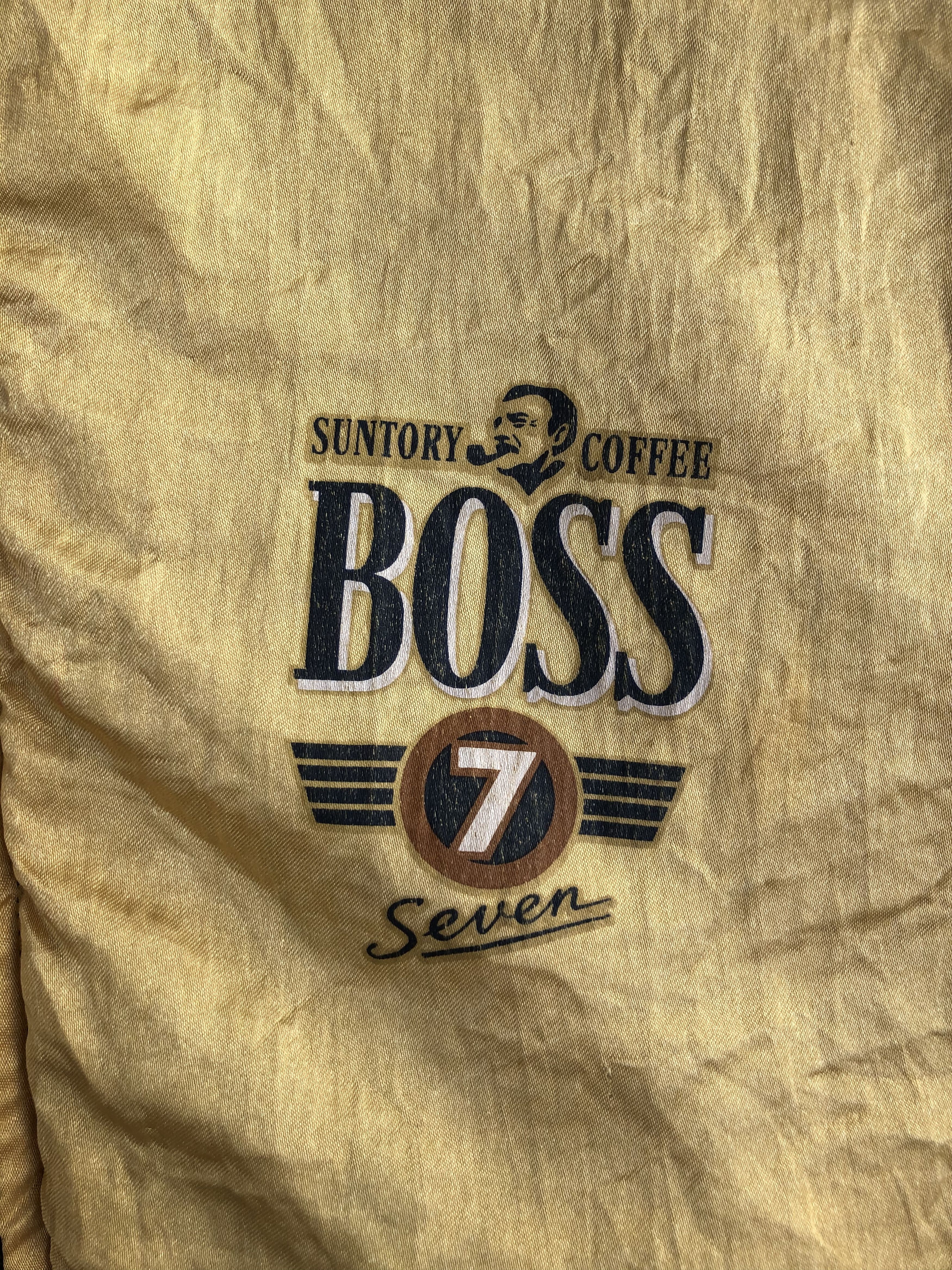 Japanese Brand × Vintage VINTAGE REVERSIBLE SUNTORY BOSS COFFEE BOMBER/MA-1 JACKET Size US M / EU 48-50 / 2 - 11 Thumbnail