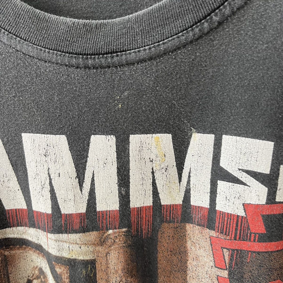 Band Tees VINTAGE 90’s THRASHED RAMMSTEIN FADED TOUR T SHIRT TEE Size US M / EU 48-50 / 2 - 4 Thumbnail