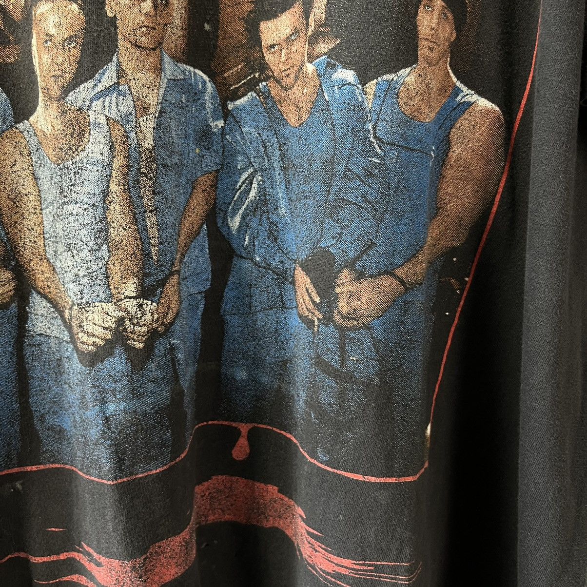 Band Tees VINTAGE 90’s THRASHED RAMMSTEIN FADED TOUR T SHIRT TEE Size US M / EU 48-50 / 2 - 10 Thumbnail