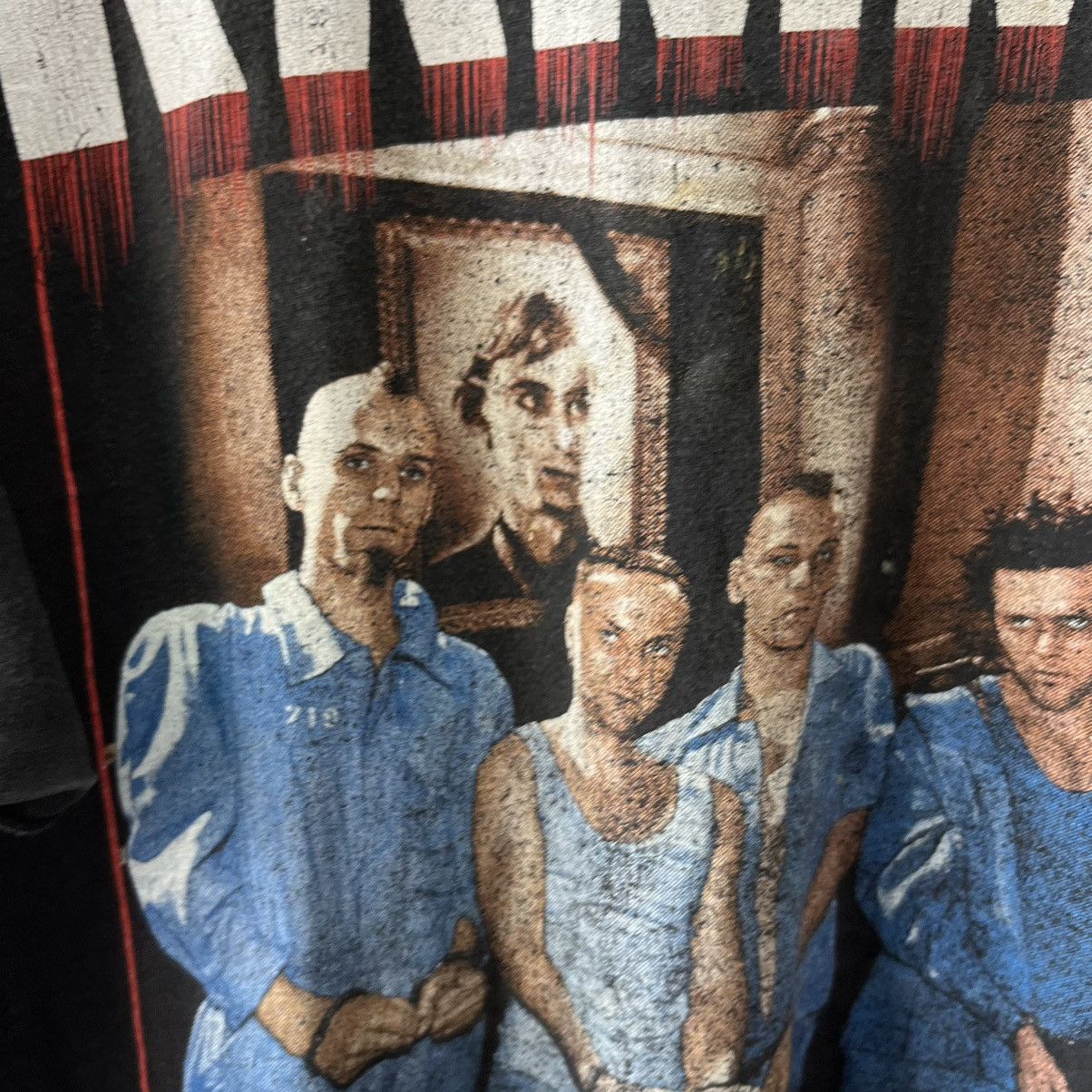Band Tees VINTAGE 90’s THRASHED RAMMSTEIN FADED TOUR T SHIRT TEE Size US M / EU 48-50 / 2 - 6 Thumbnail
