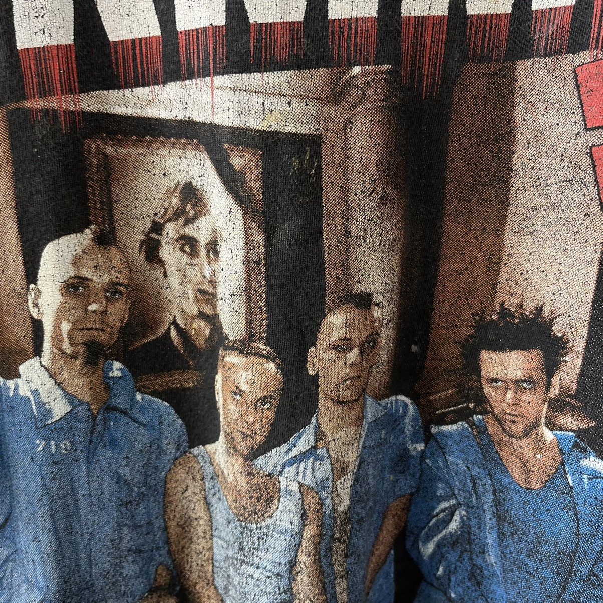Band Tees VINTAGE 90’s THRASHED RAMMSTEIN FADED TOUR T SHIRT TEE Size US M / EU 48-50 / 2 - 5 Thumbnail