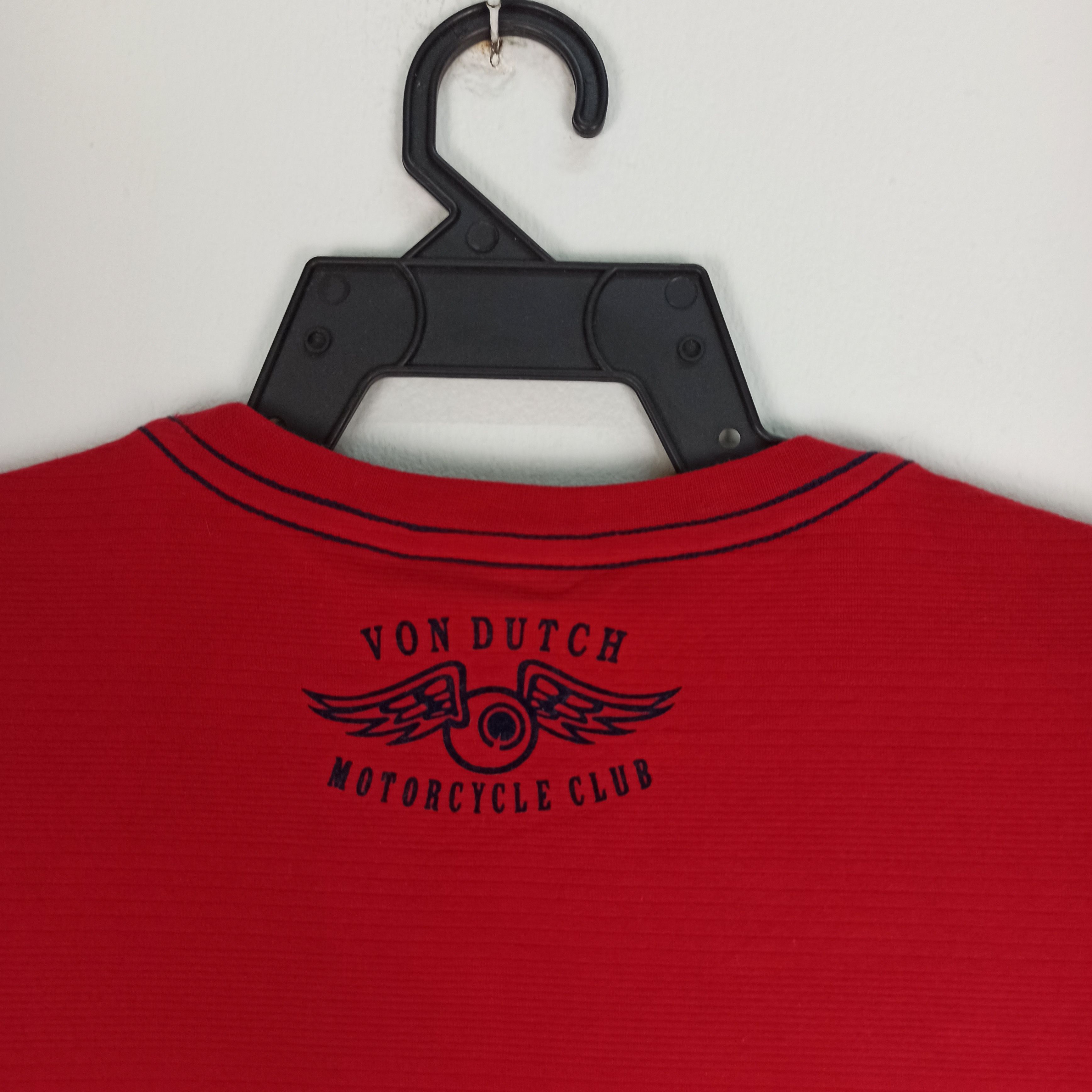 Von Dutch Rare Von Dutch Big Logo Tshirt Red Colour Size US L / EU 52-54 / 3 - 6 Thumbnail