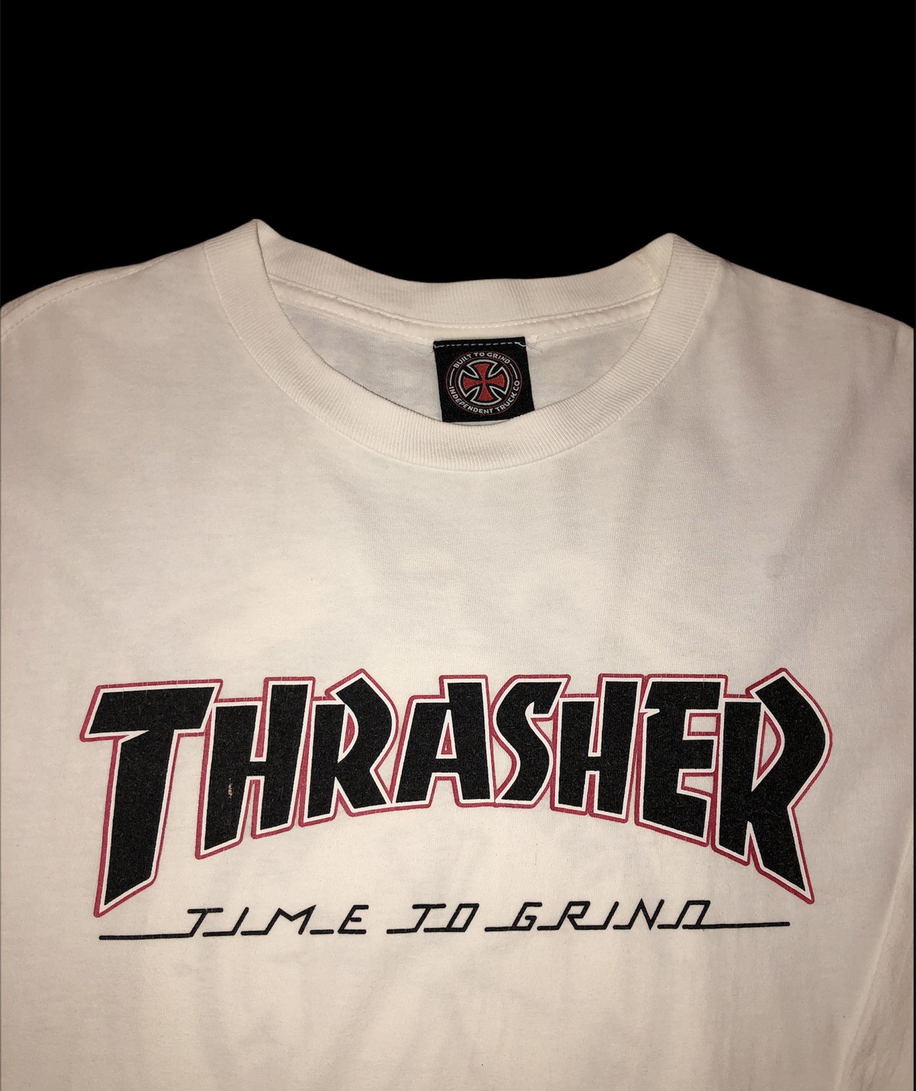 Independent Truck Co. VINTAGE THRASHER x INDEPENDENT L/S SHIRT Size US M / EU 48-50 / 2 - 4 Thumbnail