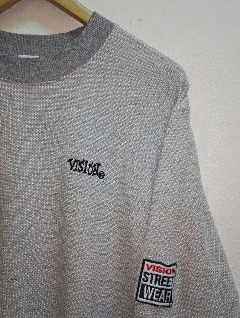 Vintage Vintage🔥 Vision Street Wear Sweatshirt Embroidered Logo Size US M / EU 48-50 / 2 - 2 Thumbnail