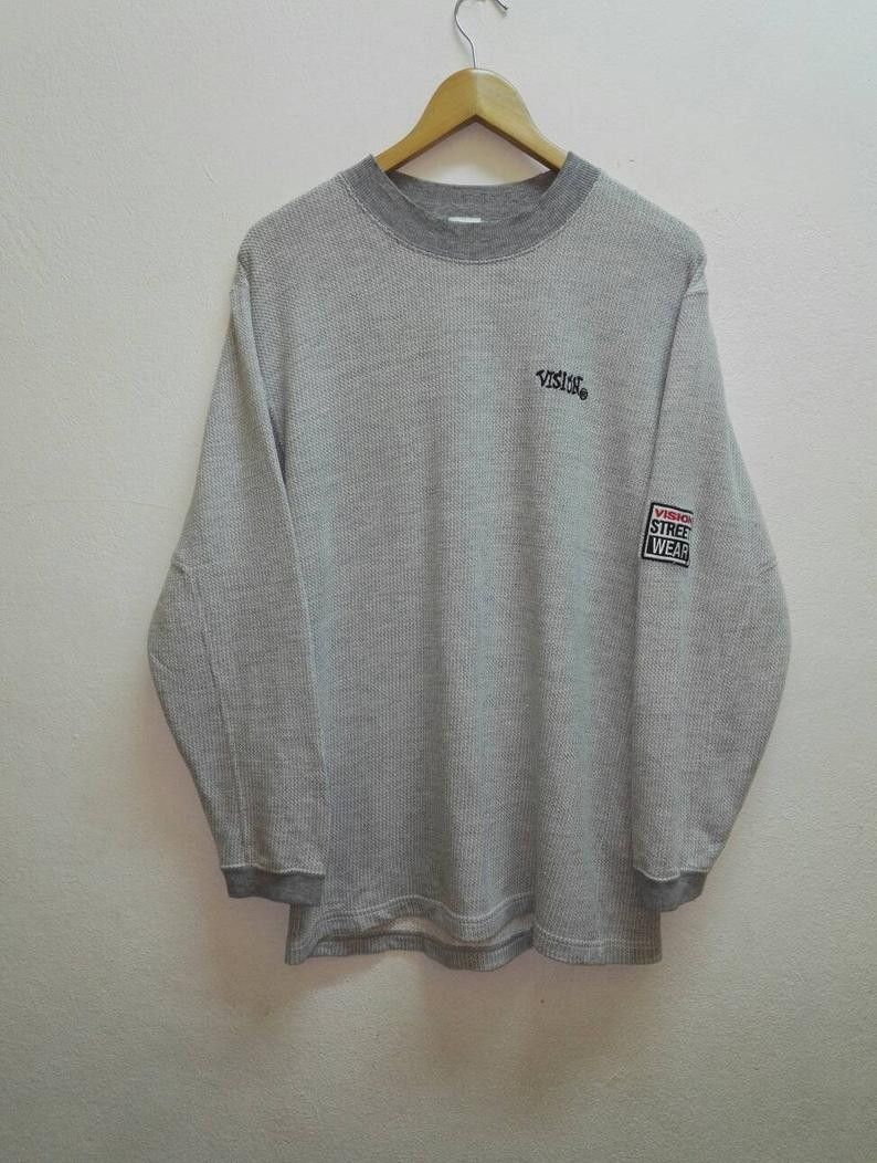 Vintage Vintage🔥 Vision Street Wear Sweatshirt Embroidered Logo Size US M / EU 48-50 / 2 - 1 Thumbnail