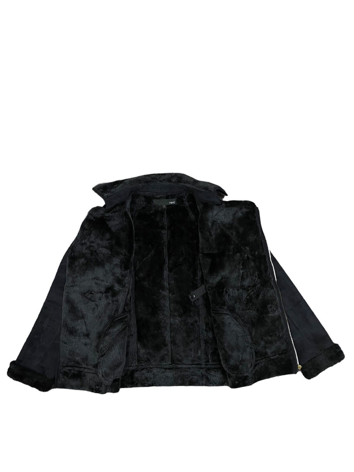 Issey Miyake Japanese Next Avant Garde Zipper Style Fur Lined Jacket Size M / US 6-8 / IT 42-44 - 4 Thumbnail