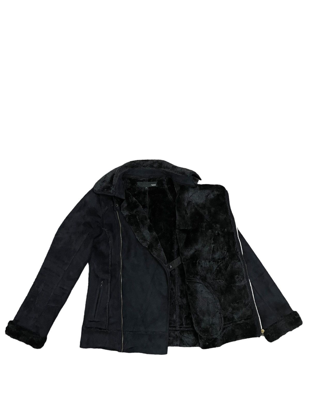 Issey Miyake Japanese Next Avant Garde Zipper Style Fur Lined Jacket Size M / US 6-8 / IT 42-44 - 3 Thumbnail