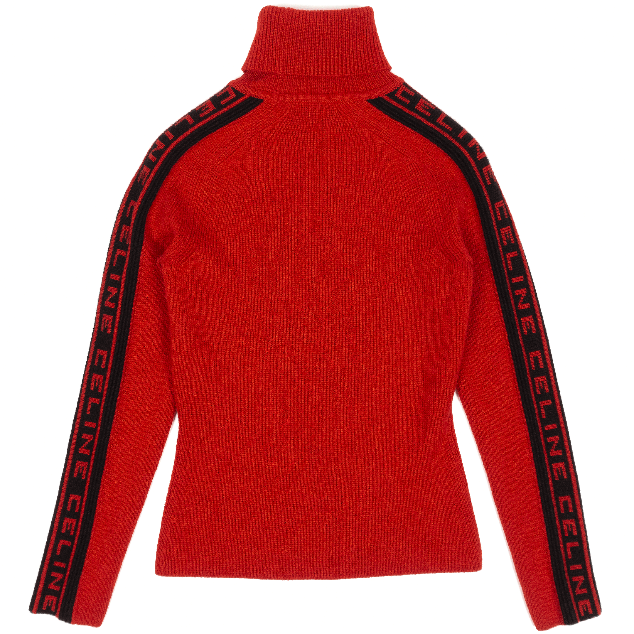 image of Celine 100% Cashmere Turtleneck in Red, Women's (Size Small)