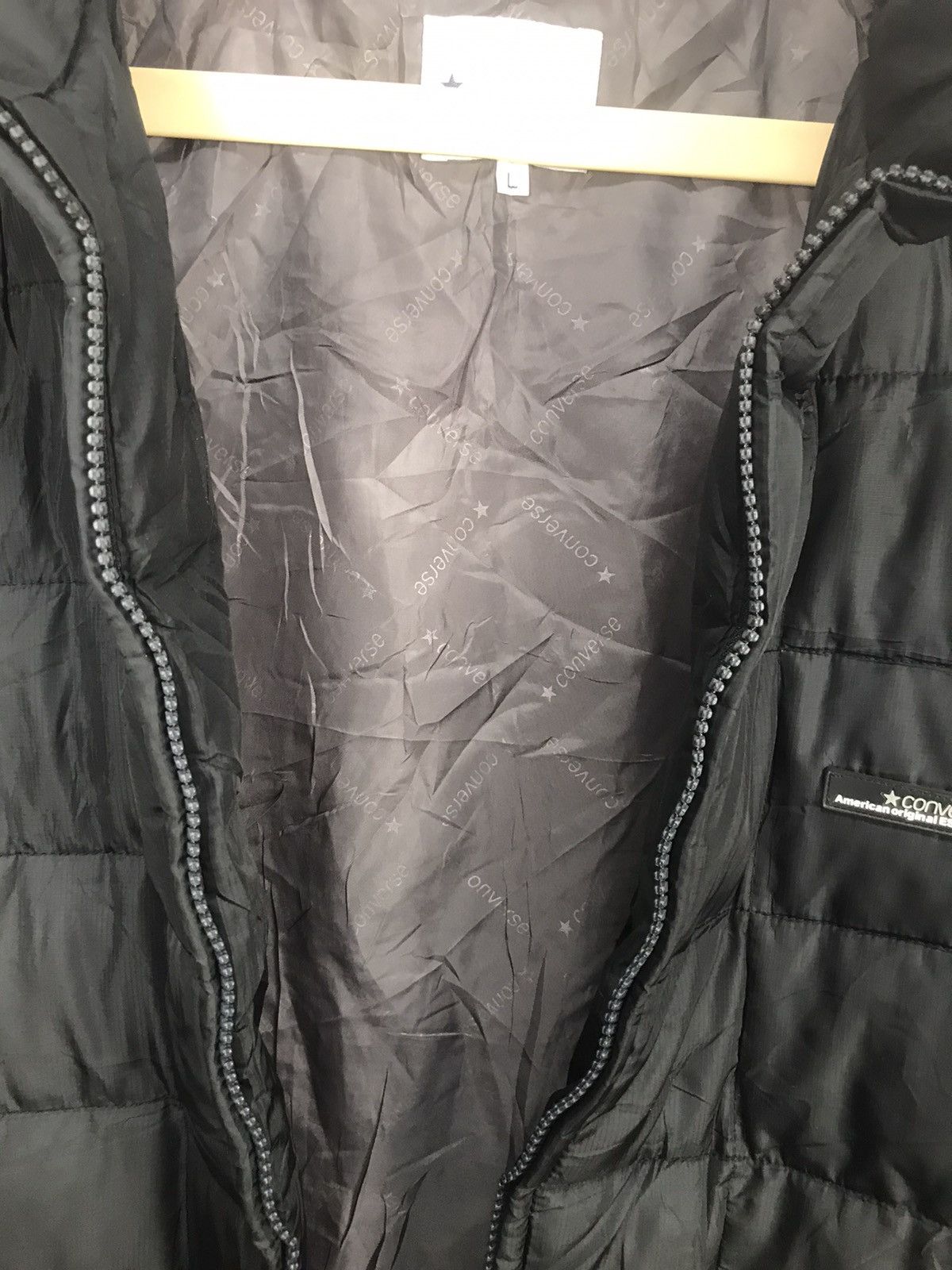 Converse Converse quilted puffer zipper jacket Size US L / EU 52-54 / 3 - 5 Thumbnail