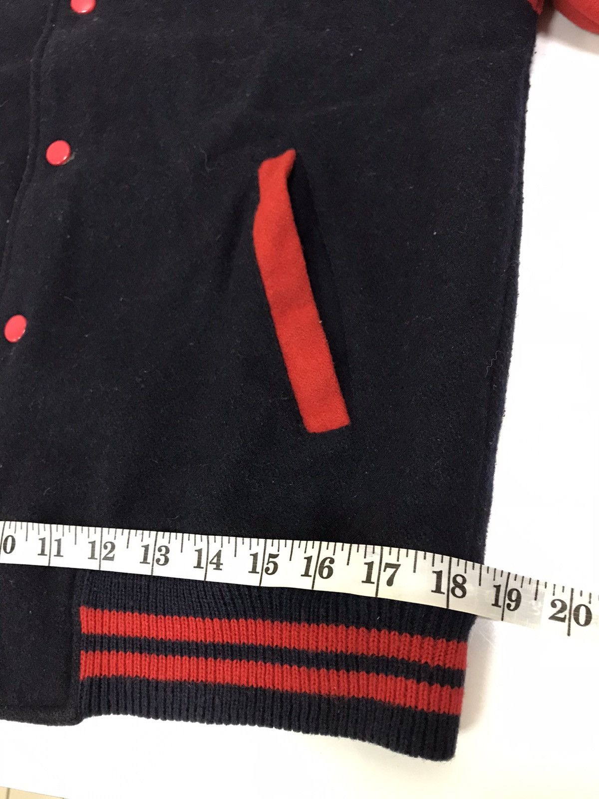 Japanese Brand Vintage 🔥 Simple Designed Wool Varsity Jacket Size US L / EU 52-54 / 3 - 16 Thumbnail