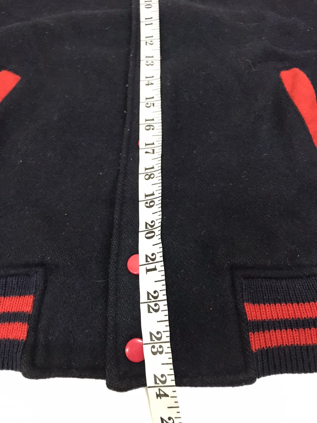Japanese Brand Vintage 🔥 Simple Designed Wool Varsity Jacket Size US L / EU 52-54 / 3 - 19 Thumbnail