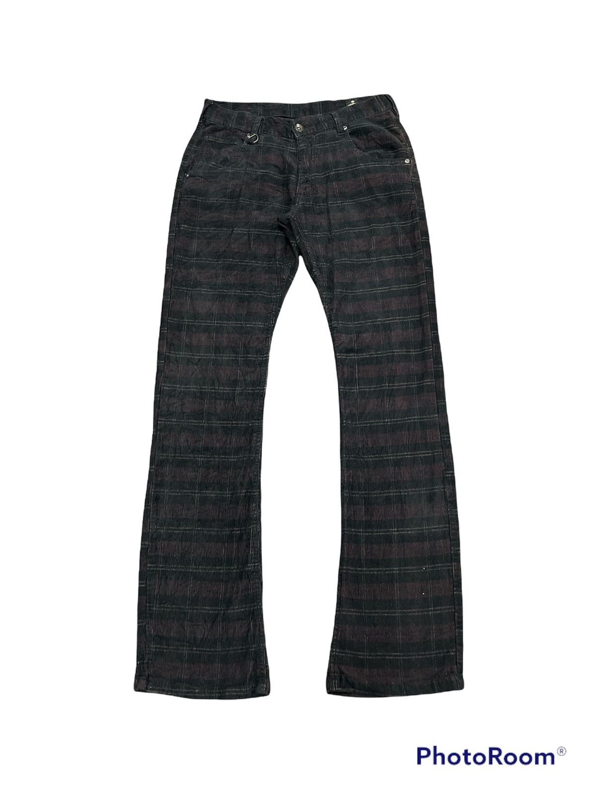 Japanese Brand × Seditionaries Checkered Corduroys Semantic Desing Pants Size US 29 - 1 Thumbnail