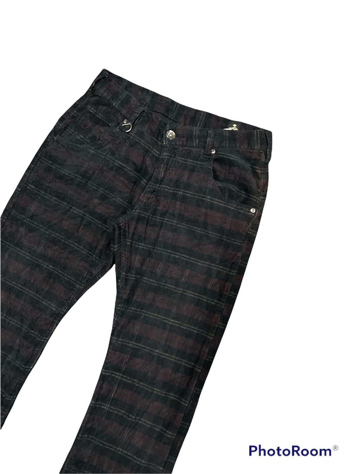 Japanese Brand × Seditionaries Checkered Corduroys Semantic Desing Pants Size US 29 - 5 Thumbnail
