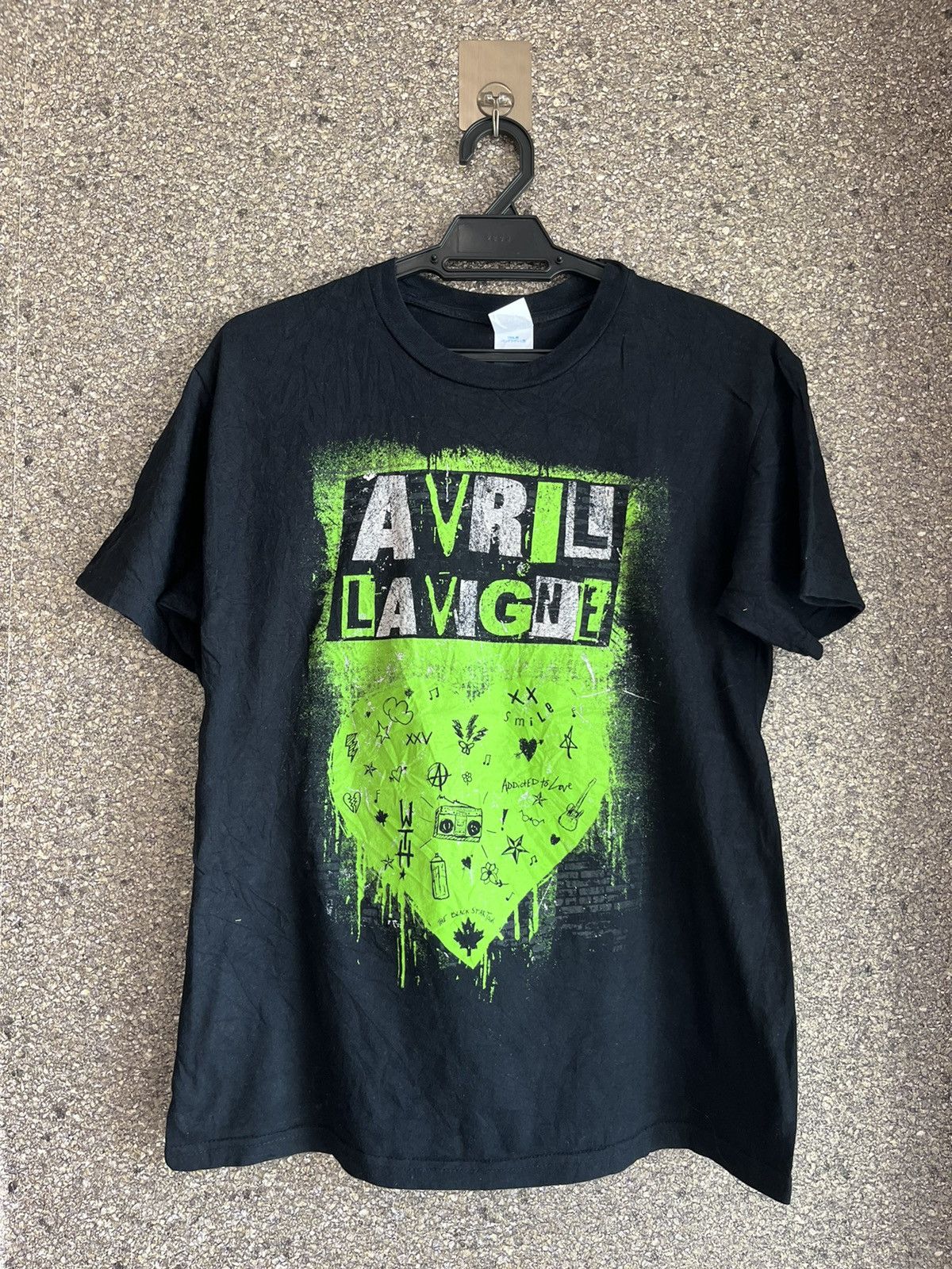 image of Made In USA x Vintage Avril Lavigne Ft65 in Black, Men's (Size Small)