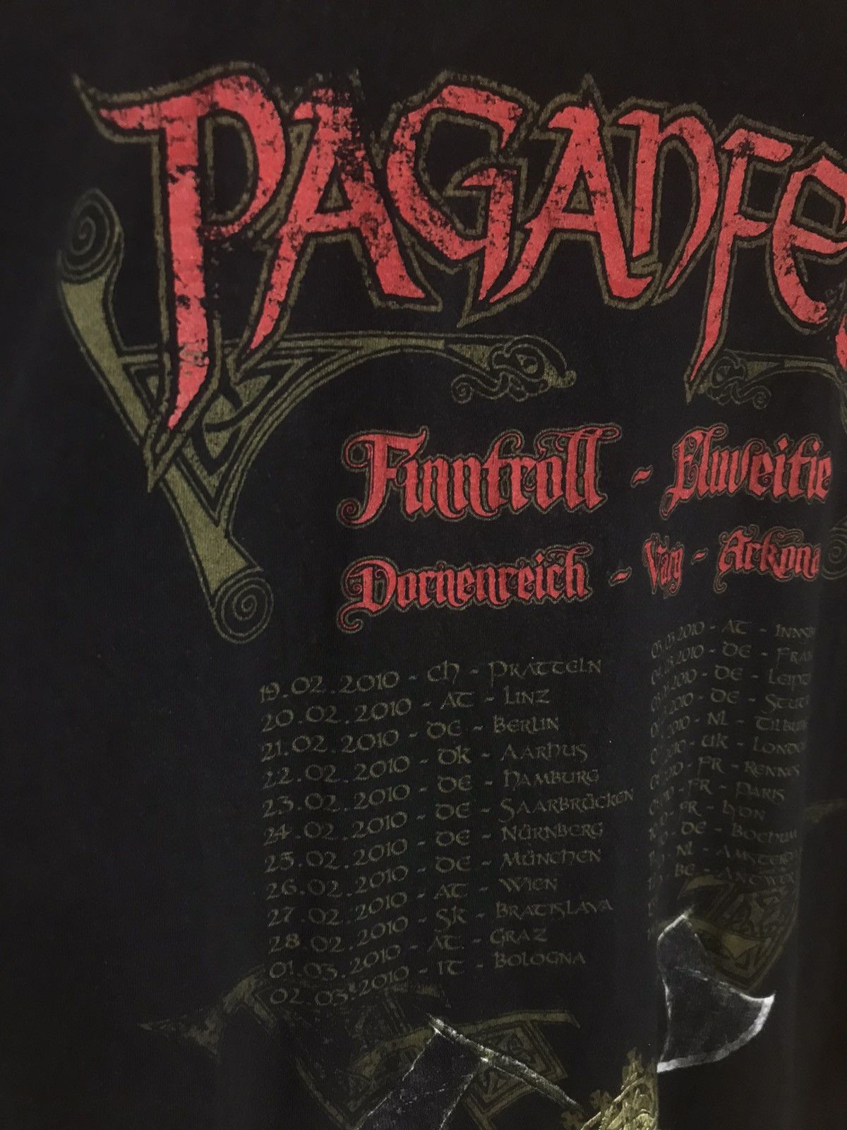 Band Tees Paganfest 2010 t-shirt Size US XL / EU 56 / 4 - 10 Thumbnail