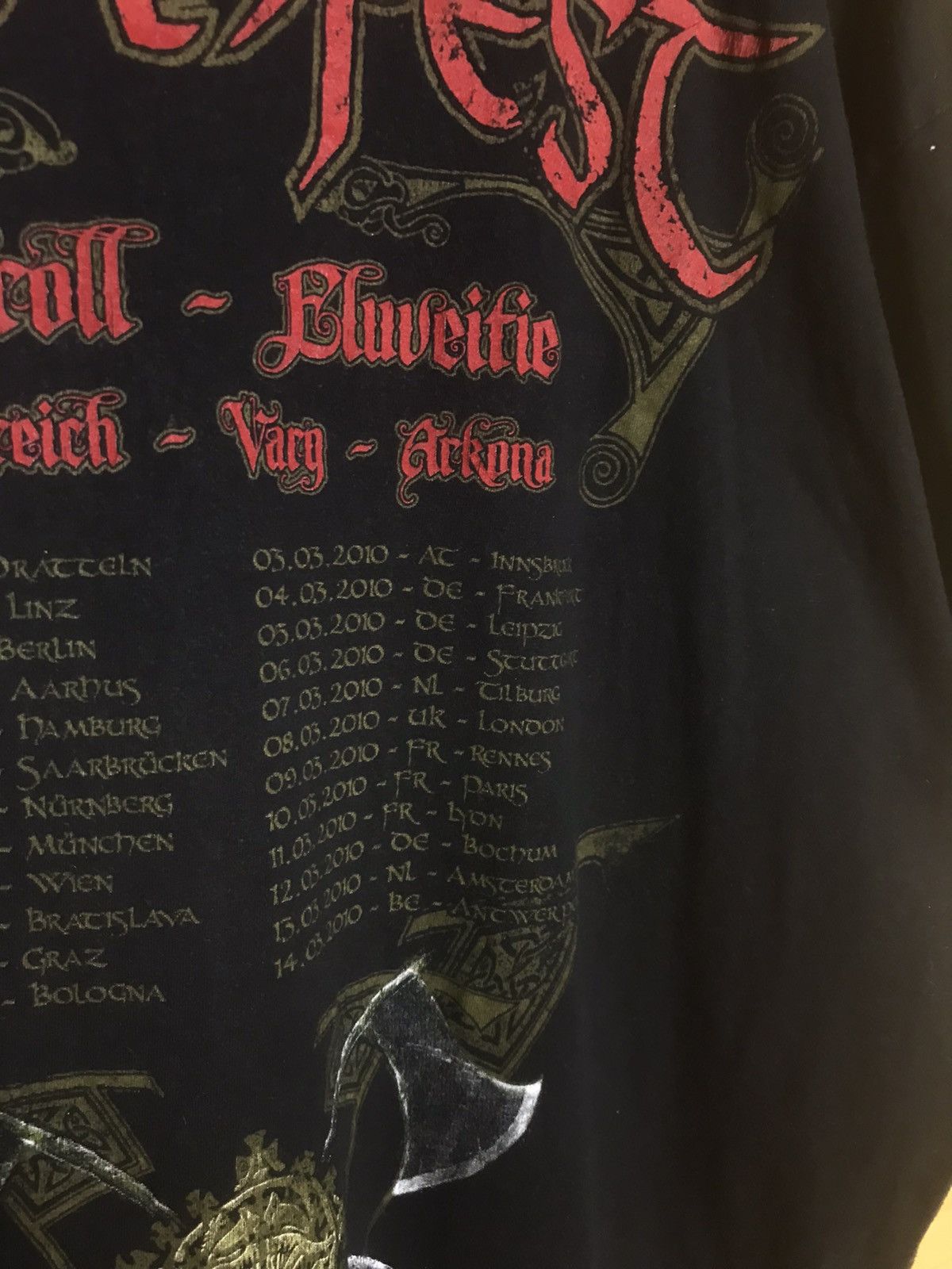 Band Tees Paganfest 2010 t-shirt Size US XL / EU 56 / 4 - 11 Thumbnail