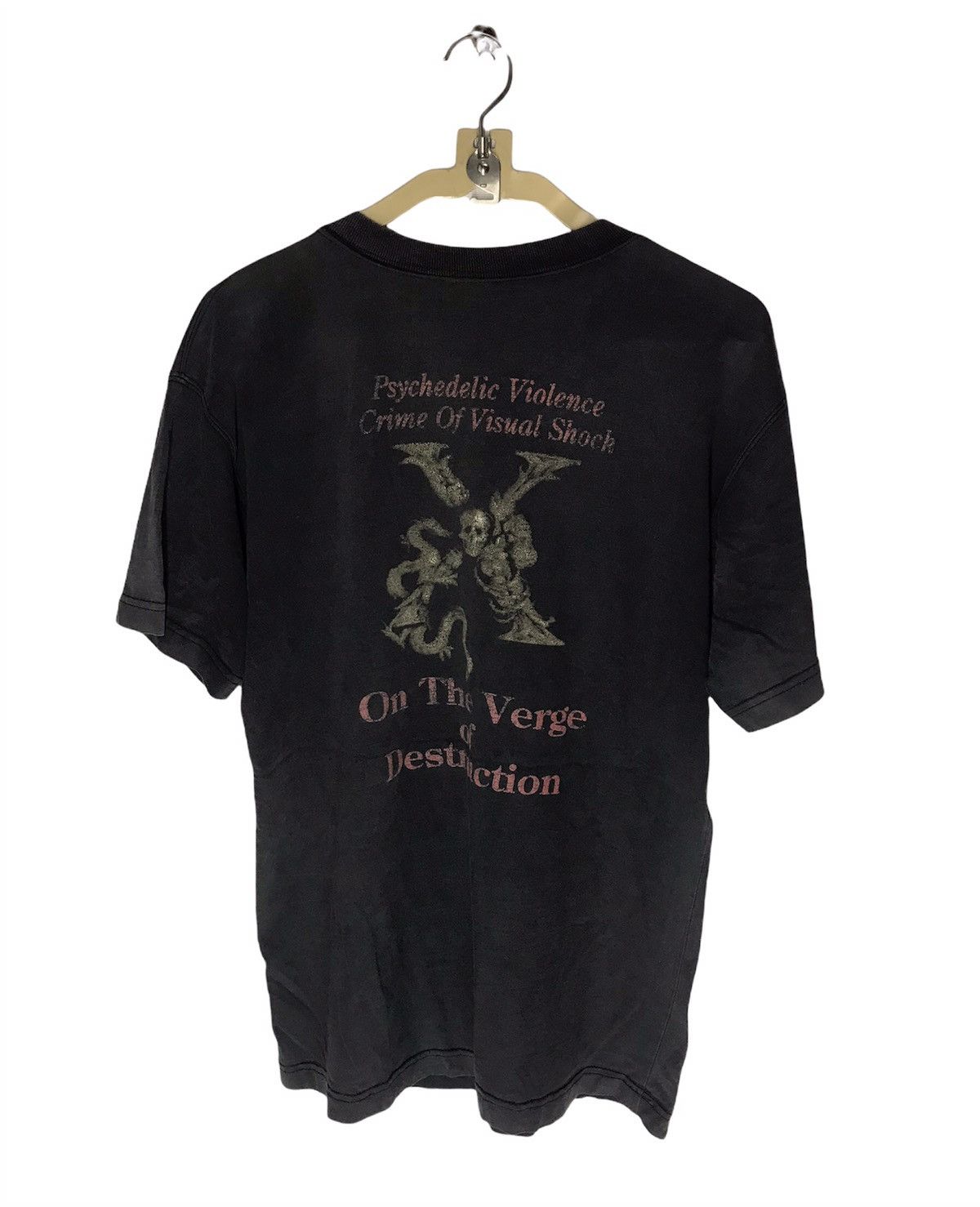 Band Tees × Fruit Of The Loom × Vintage 🔥Best offer🔥Vintage XJAPAN distressed band tee 90s by FOTL Size US M / EU 48-50 / 2 - 2 Thumbnail