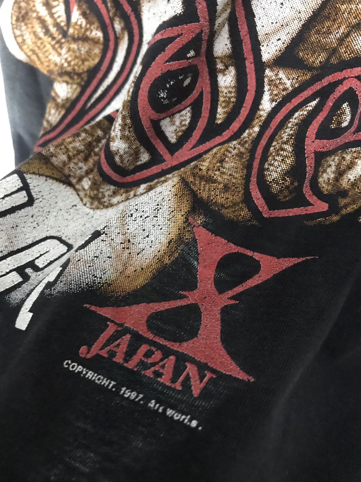Band Tees × Fruit Of The Loom × Vintage 🔥Best offer🔥Vintage XJAPAN distressed band tee 90s by FOTL Size US M / EU 48-50 / 2 - 5 Thumbnail