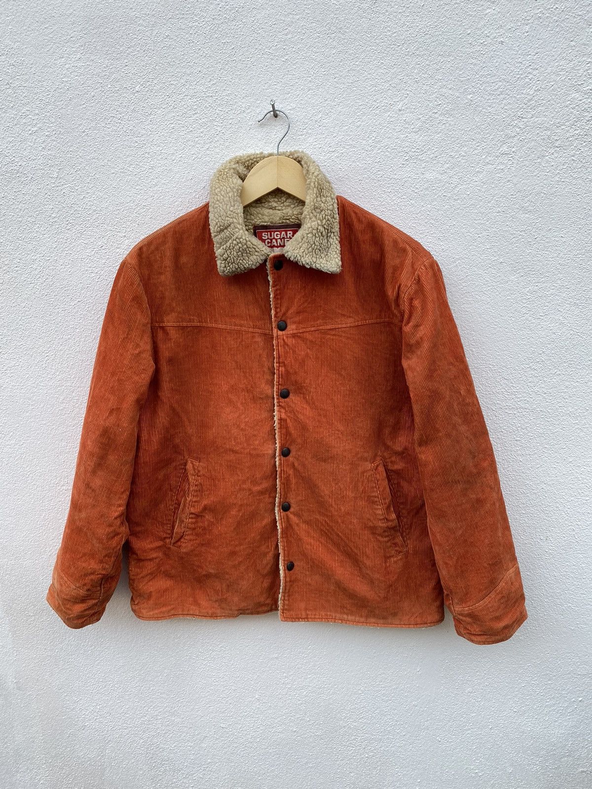 Sugar Cane × Vintage Vintage Sugar Canes coduroy Sherpa lining wool jacket Size US M / EU 48-50 / 2 - 1 Thumbnail