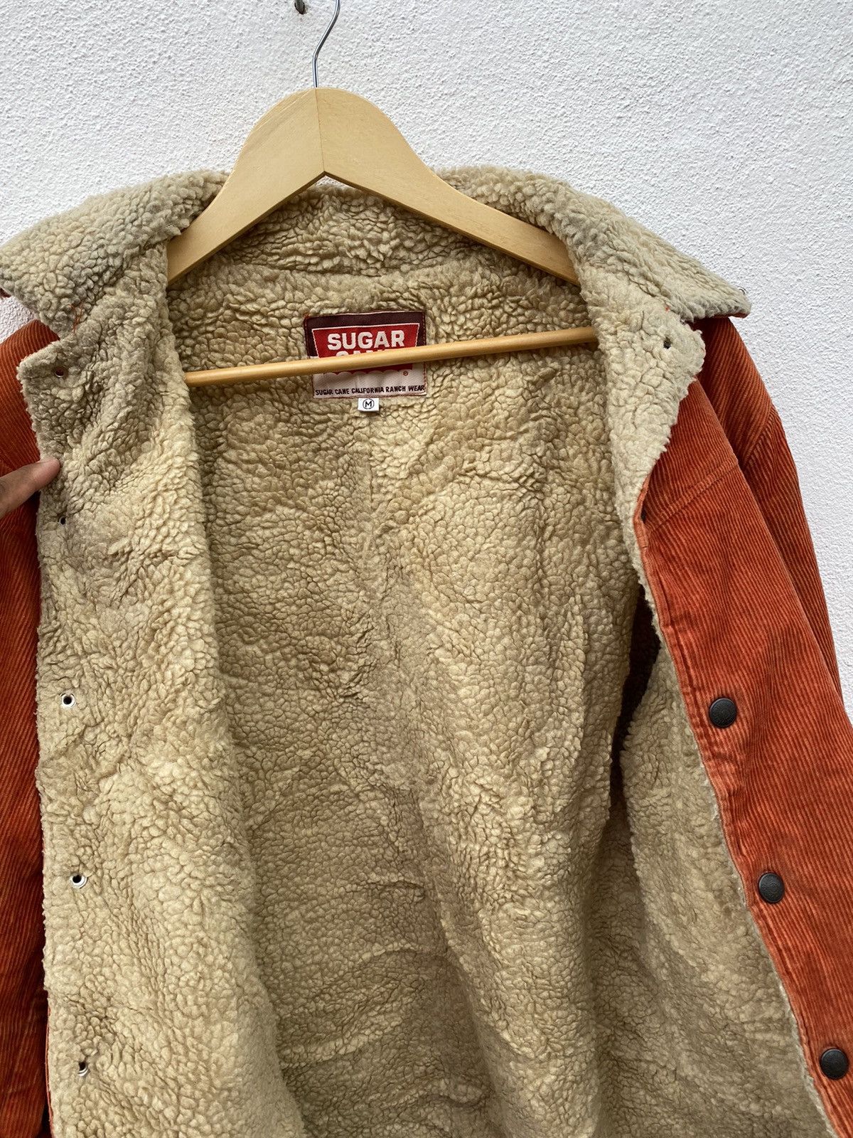 Sugar Cane × Vintage Vintage Sugar Canes coduroy Sherpa lining wool jacket Size US M / EU 48-50 / 2 - 11 Thumbnail