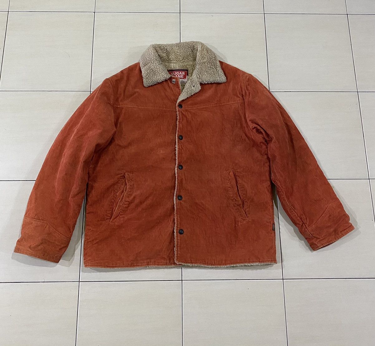 Sugar Cane × Vintage Vintage Sugar Canes coduroy Sherpa lining wool jacket Size US M / EU 48-50 / 2 - 16 Thumbnail