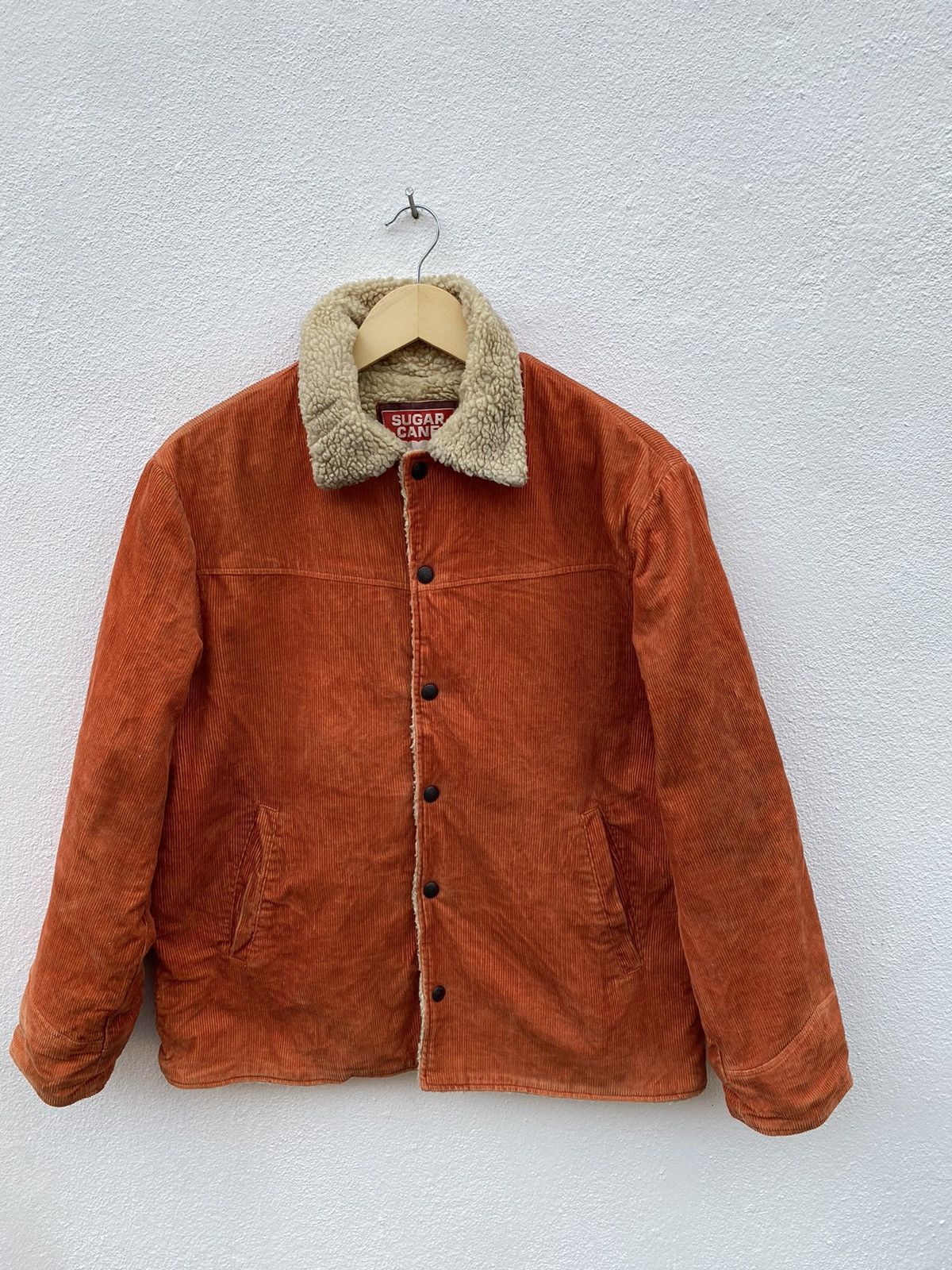 Sugar Cane × Vintage Vintage Sugar Canes coduroy Sherpa lining wool jacket Size US M / EU 48-50 / 2 - 2 Thumbnail