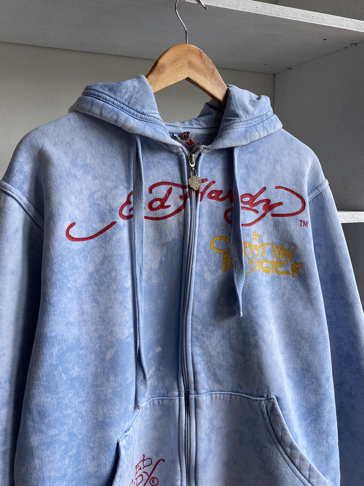 Christian Audigier Vintage Ed Hardy by Christian Audigier Sky Zip Hoodie Size US M / EU 48-50 / 2 - 5 Thumbnail