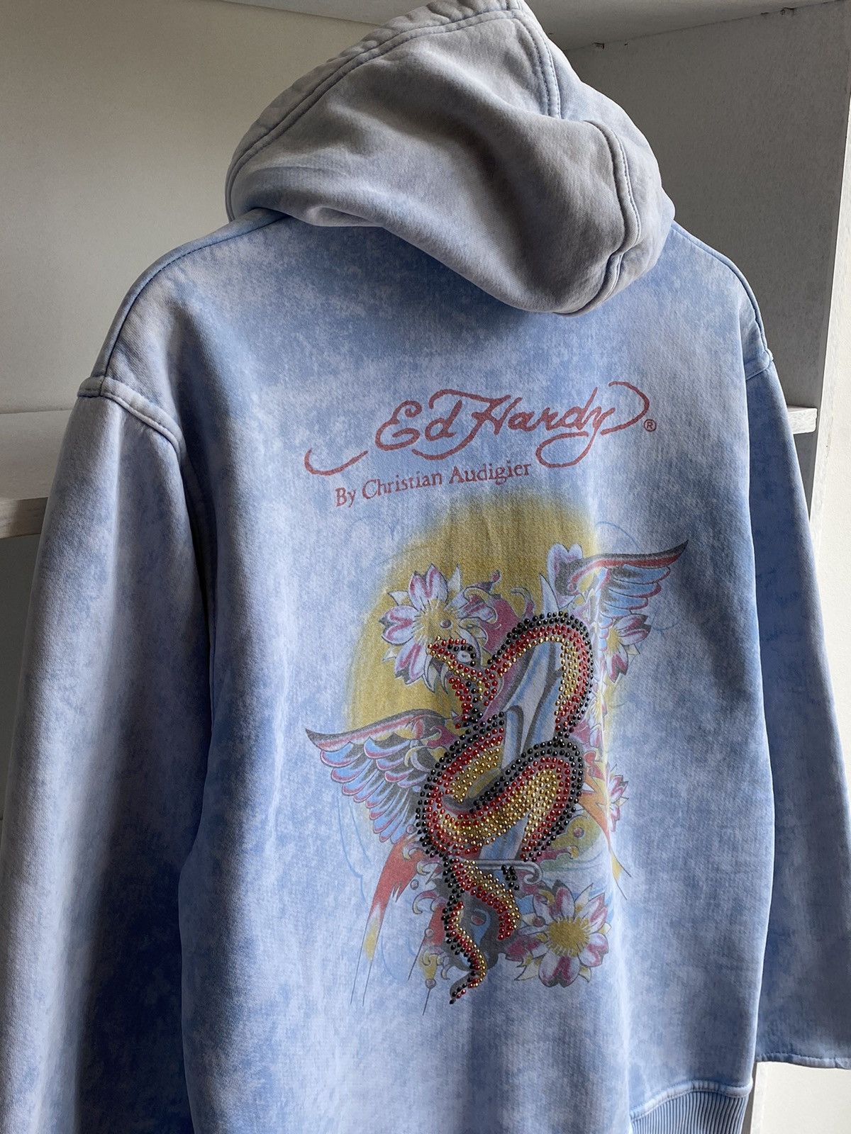 Christian Audigier Vintage Ed Hardy by Christian Audigier Sky Zip Hoodie Size US M / EU 48-50 / 2 - 13 Thumbnail