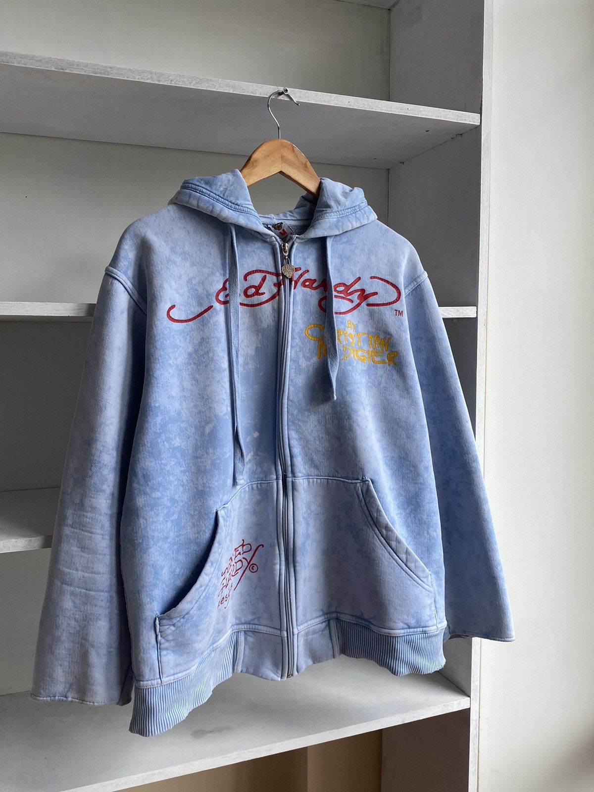 Christian Audigier Vintage Ed Hardy by Christian Audigier Sky Zip Hoodie Size US M / EU 48-50 / 2 - 3 Thumbnail