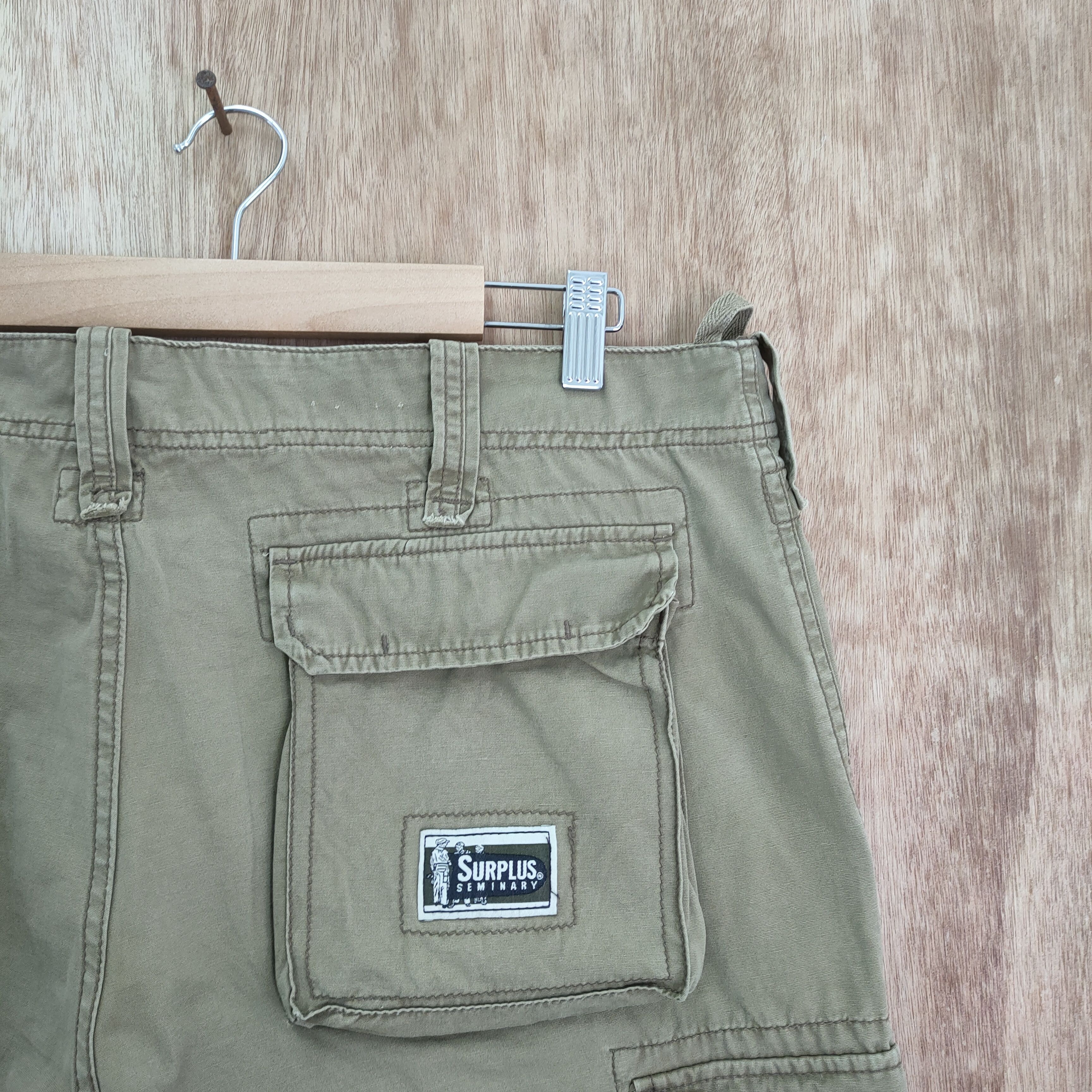 Japanese Brand SURPLUS CARGO PANTS MULTIPOCKET TACTICAL Size US 36 / EU 52 - 7 Thumbnail