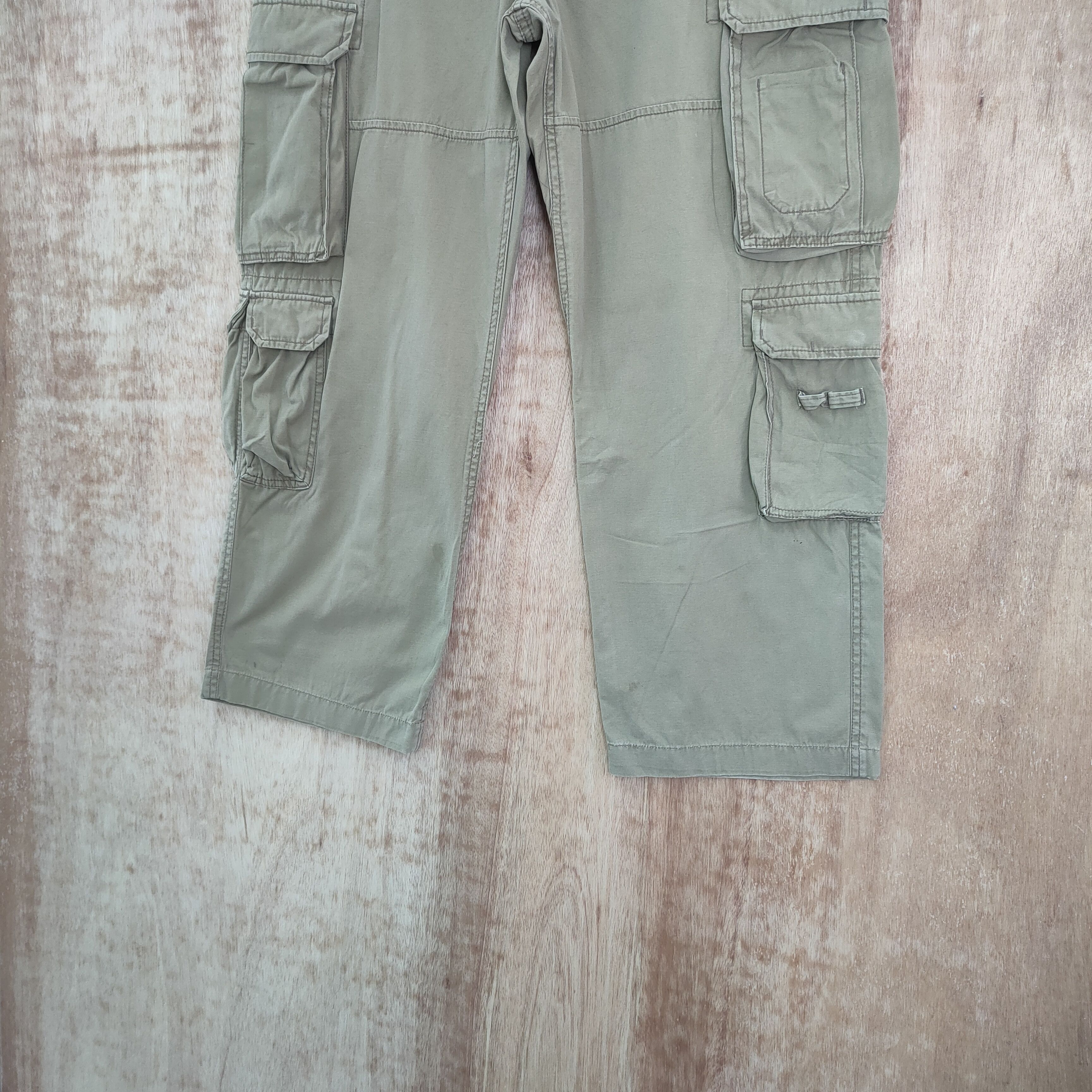 Japanese Brand SURPLUS CARGO PANTS MULTIPOCKET TACTICAL Size US 36 / EU 52 - 12 Thumbnail