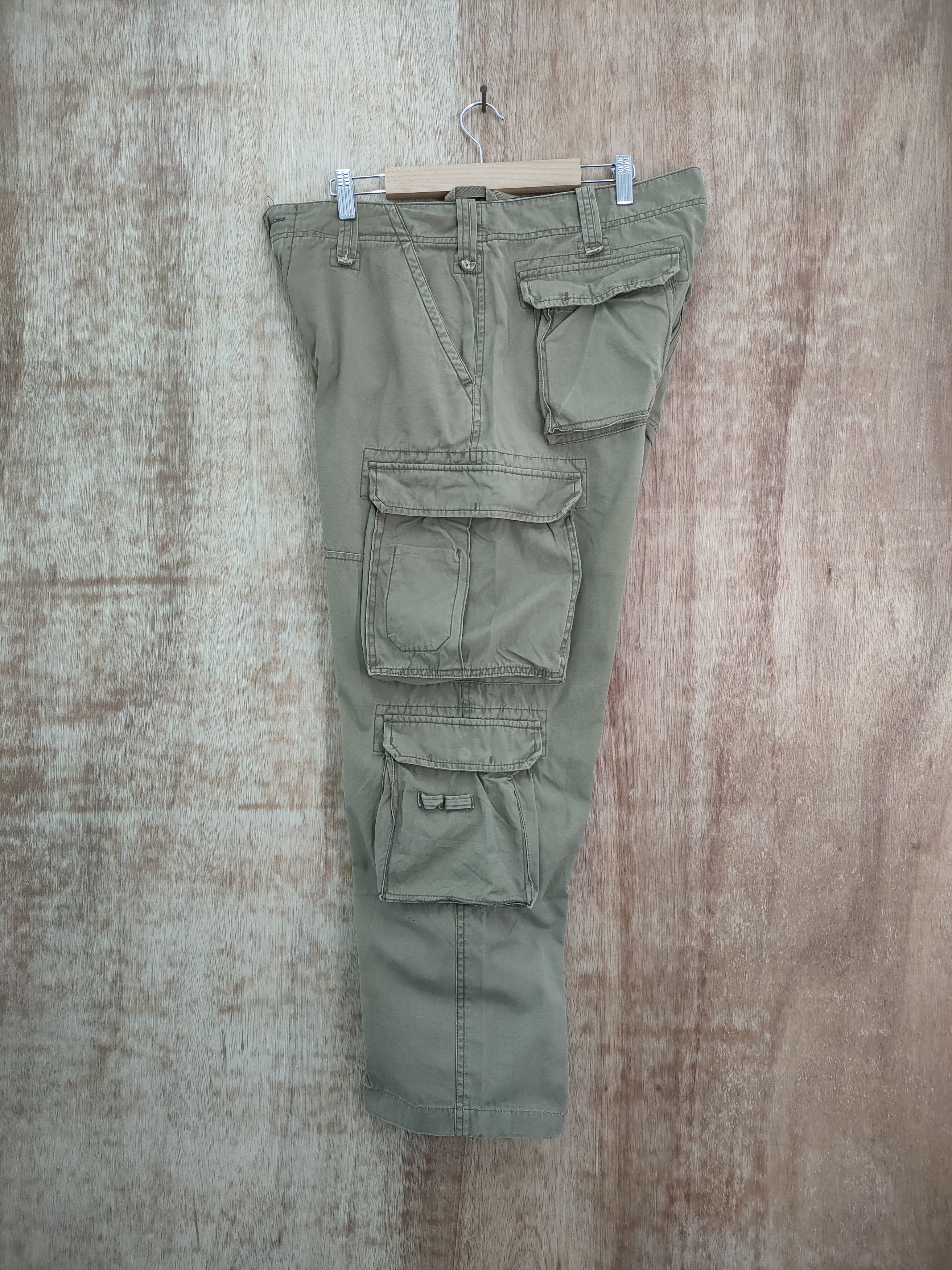 Japanese Brand SURPLUS CARGO PANTS MULTIPOCKET TACTICAL Size US 36 / EU 52 - 9 Thumbnail