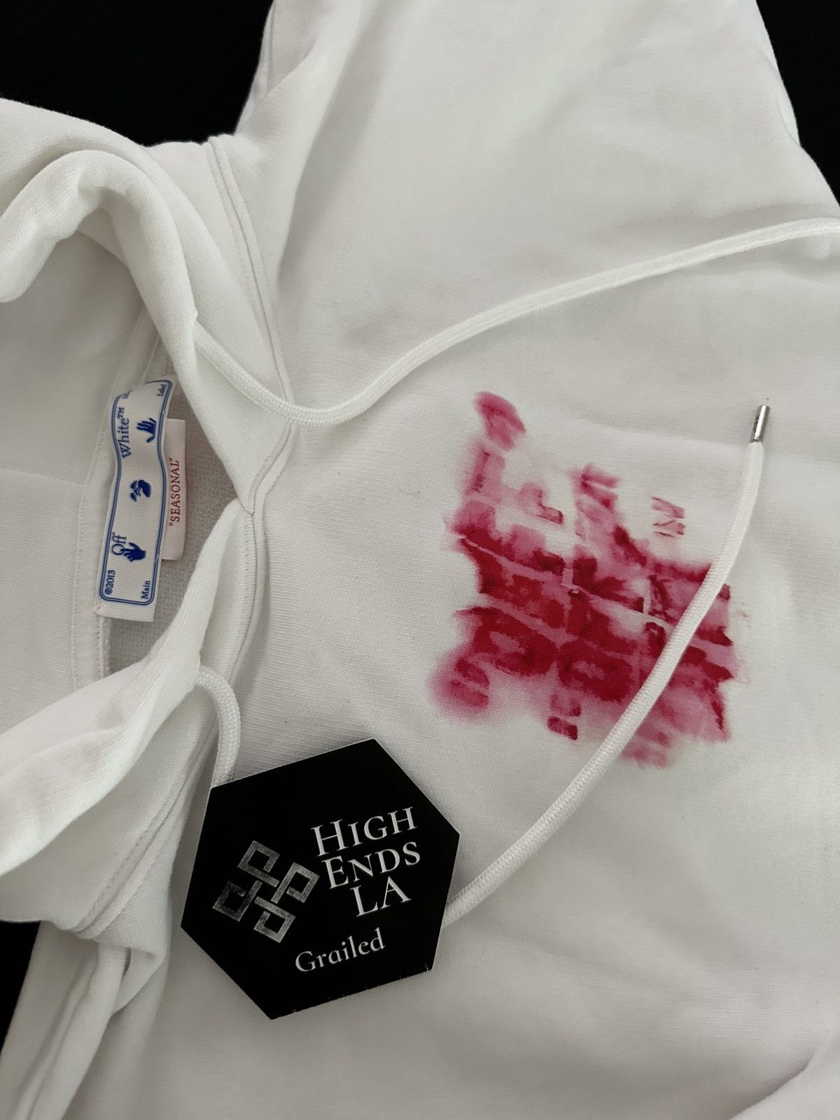 Off-White Off White Blurred Watercolor Skate Hoodie Size US M / EU 48-50 / 2 - 3 Thumbnail