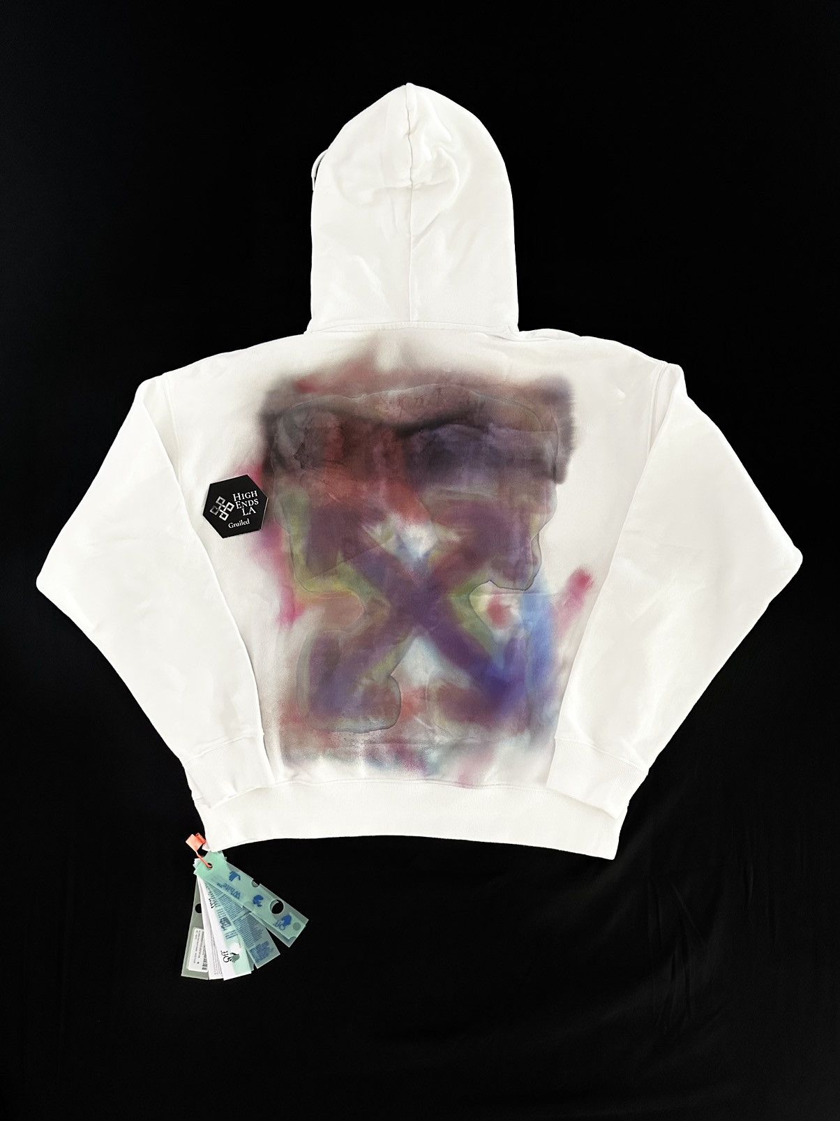 Off-White o1gr1nt0425 Cat Skate Hoodie in White | Grailed