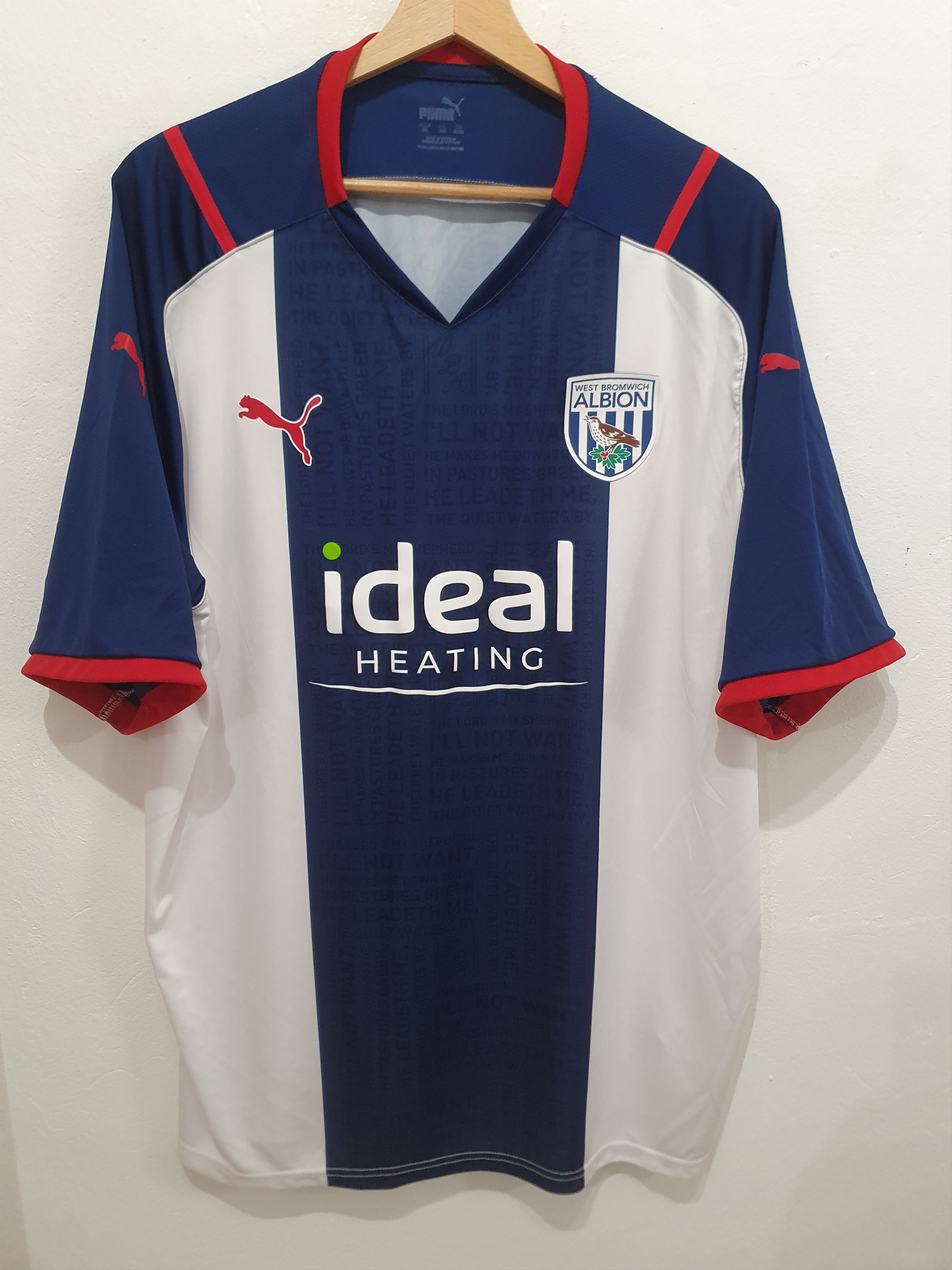 WBA WEST BROMWICH ALBION UMBRO SIZE 2XL 3XL jersey