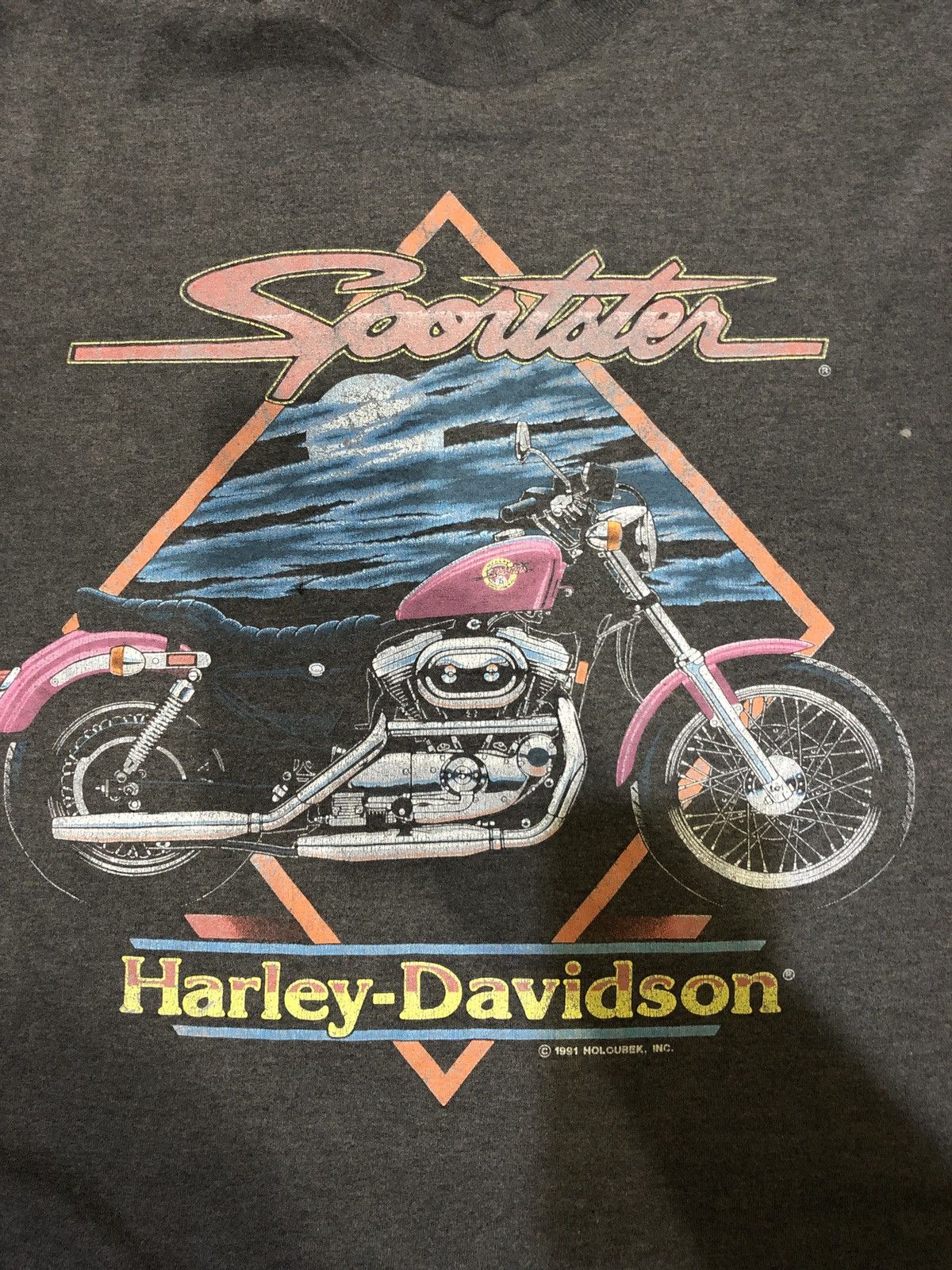 Harley Davidson × Vintage Vintage 90s Harley Davidson material 50/50 single stich Size US XL / EU 56 / 4 - 14 Thumbnail