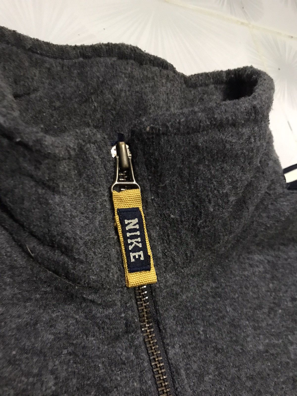 Nike × Vintage Vintage Nike Half Zipper Fleece Jacket Size US L / EU 52-54 / 3 - 4 Thumbnail